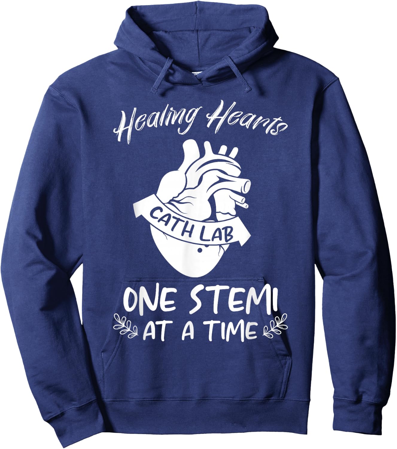 Cath Lab Nursing Catheter Laboratory Nurse Hoodie - Hoodie | Navy