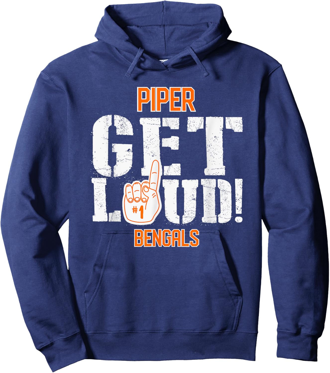 Piper High School GET LOUD Bengals Hoodie - Hoodie | Navy