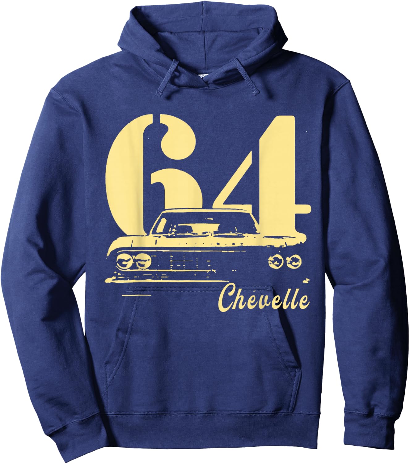 1964 64 Chevelle SS Trending Chevys Muscle Car Hoodie - Hoodie | Navy