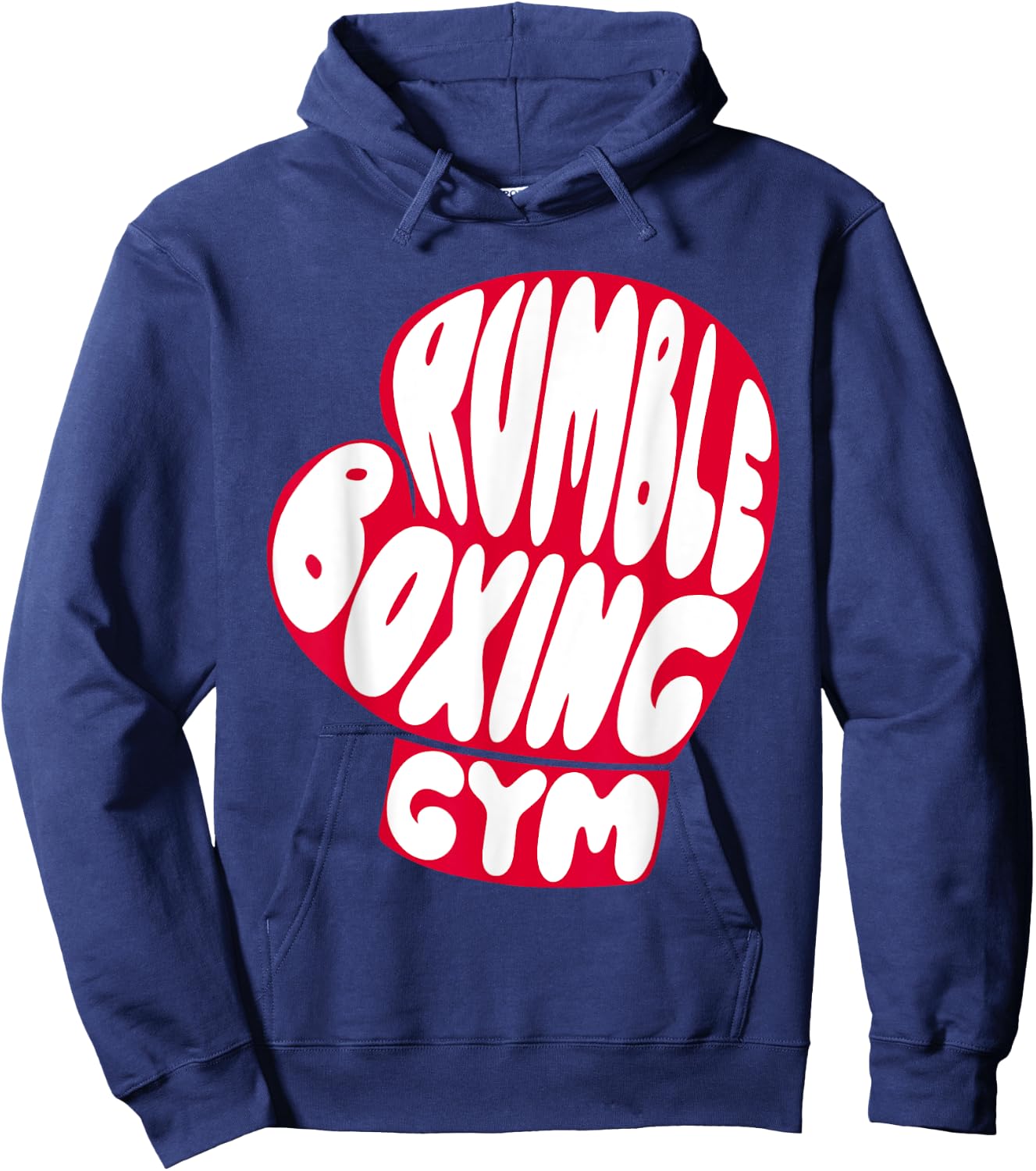 Vintage Boxing Gloves Rumbe Boxing Gym Hoodie - Hoodie | Navy