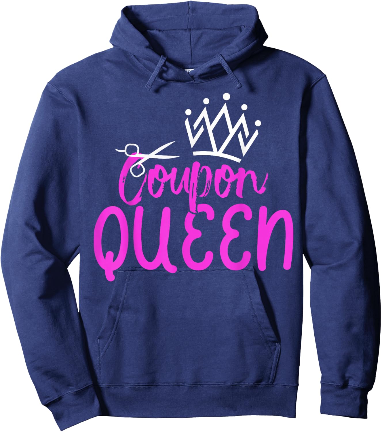 Coupon Queen Funny Couponing Queen Hoodie - Hoodie | Navy