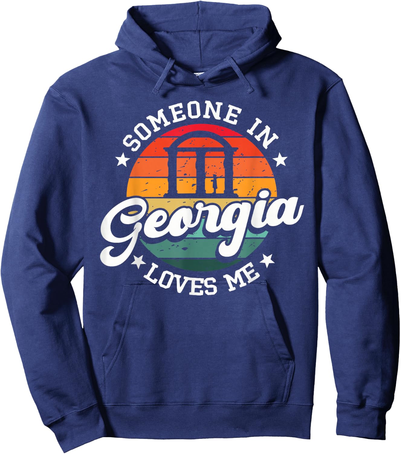 Someone In Georgia Loves Me Atlanta Hoodie - Hoodie | Navy