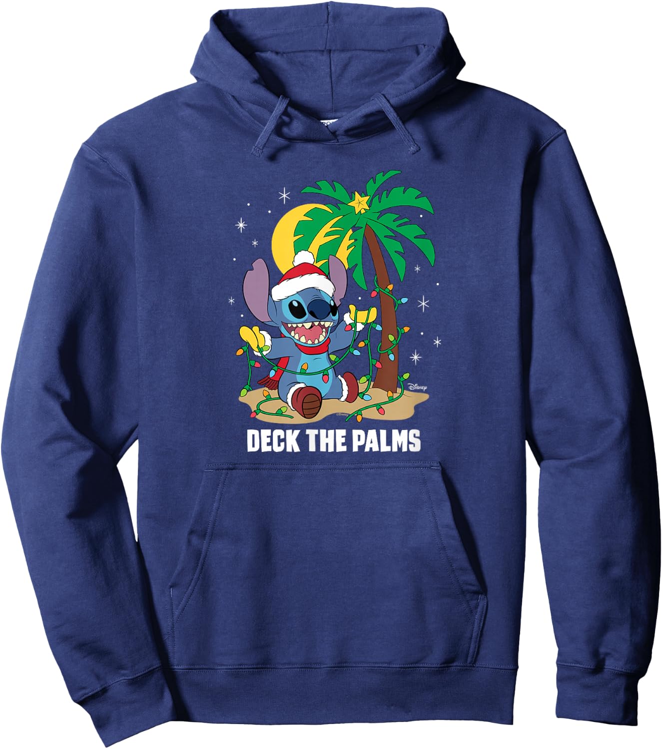 Lilo & Stitch - Deck The Palms Hoodie - Hoodie | Navy