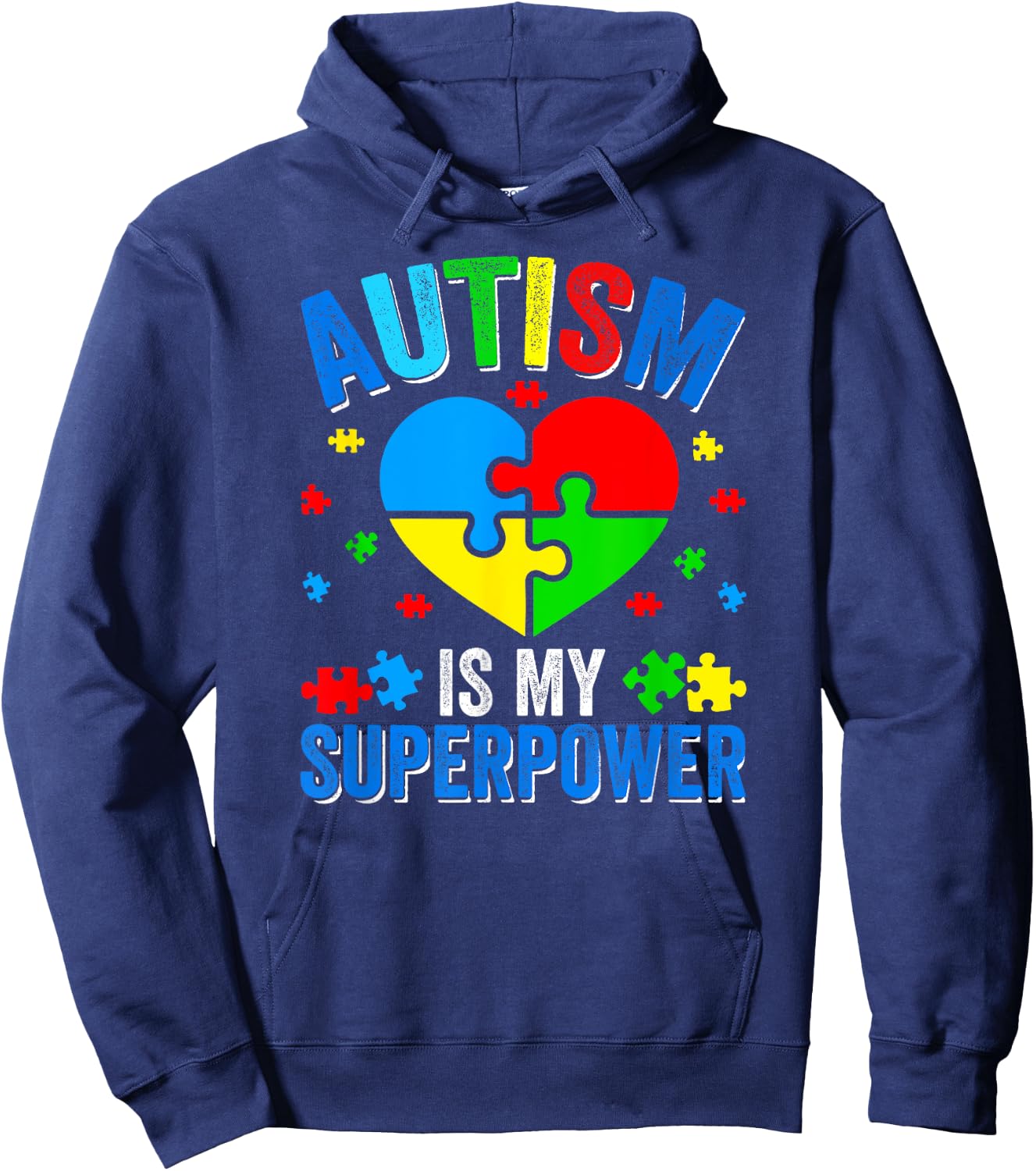 Autism Awareness Hoodie - Hoodie | Navy