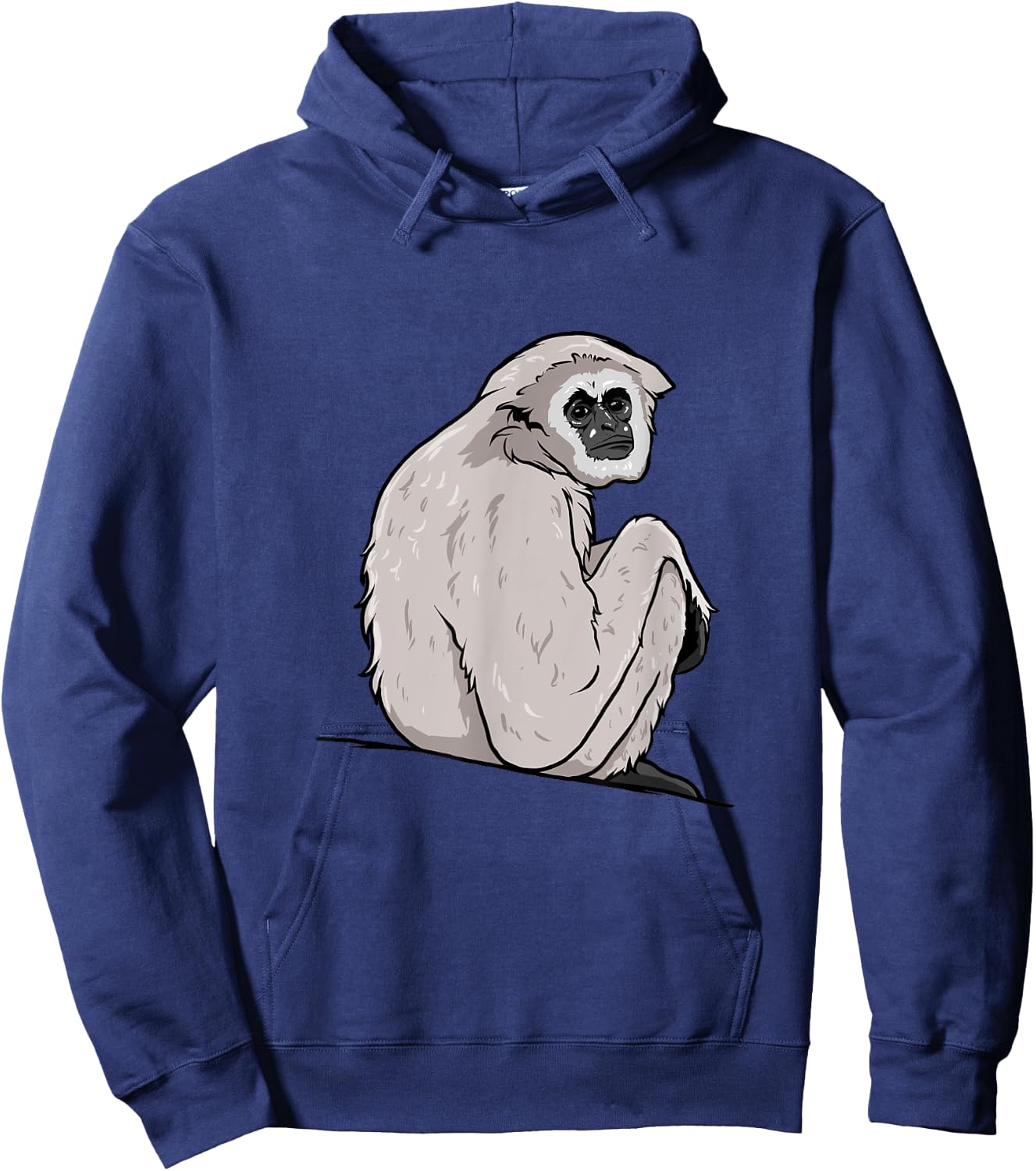 Gibbon Monkey Hoodie - Hoodie | Navy