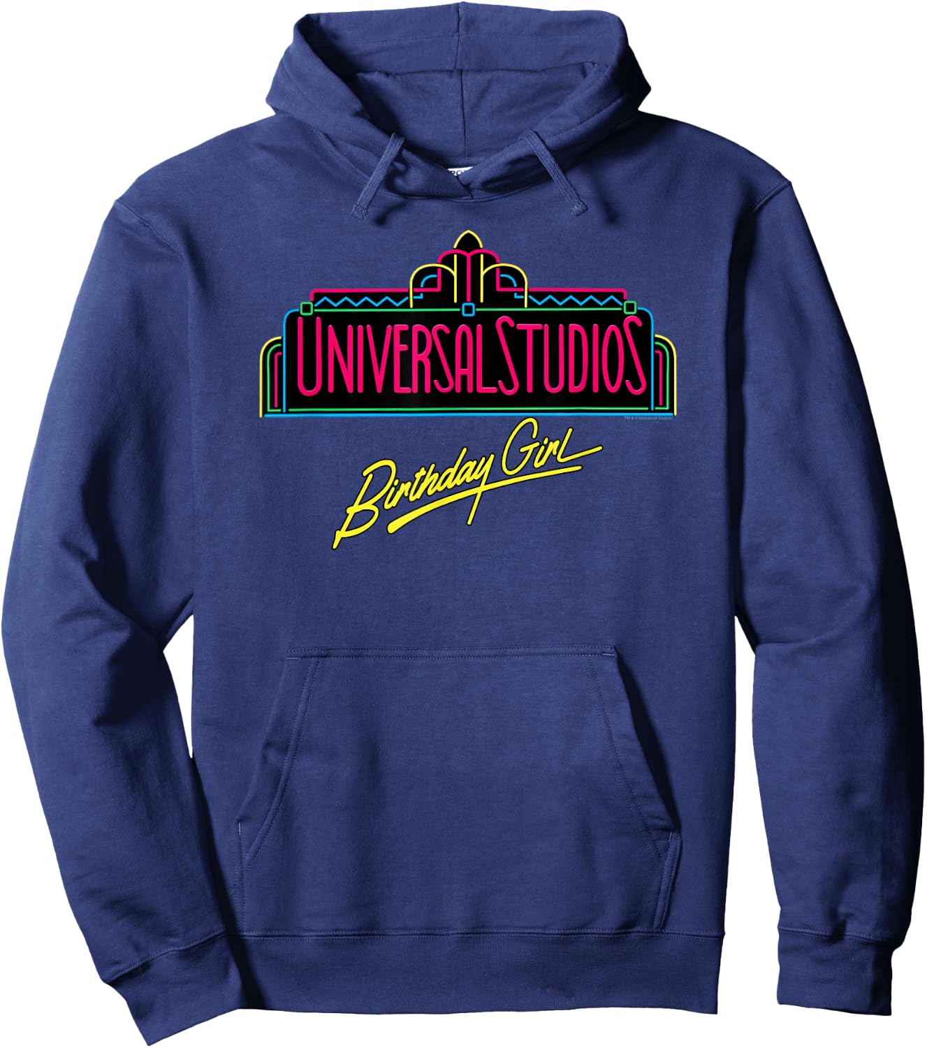 Universal Studios Marquee Birthday Girl Hoodie - Hoodie | Navy