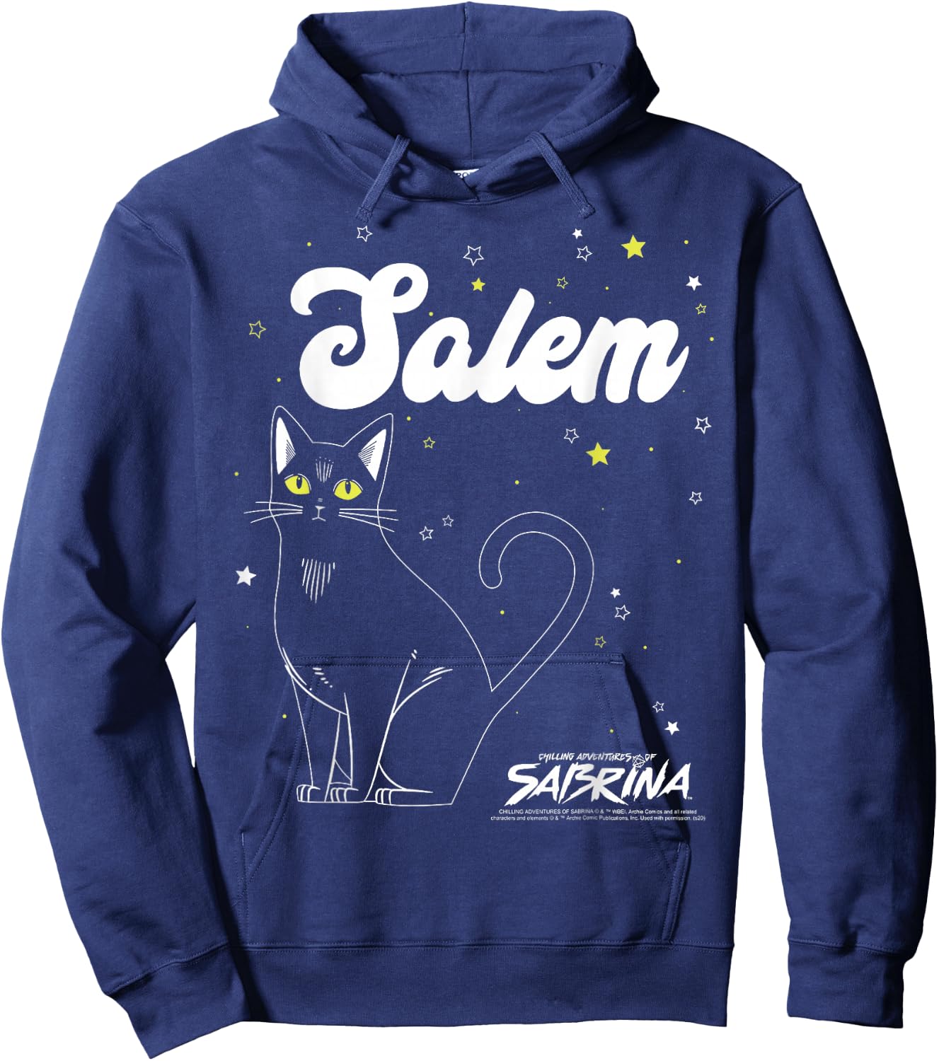 Chilling Adventures Of Sabrina Salem Outline Hoodie - Hoodie | Navy
