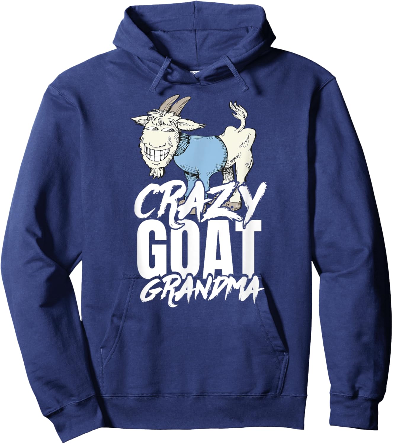 Goat Grandma T Shirt funny Mom Hoodie - Hoodie | Navy