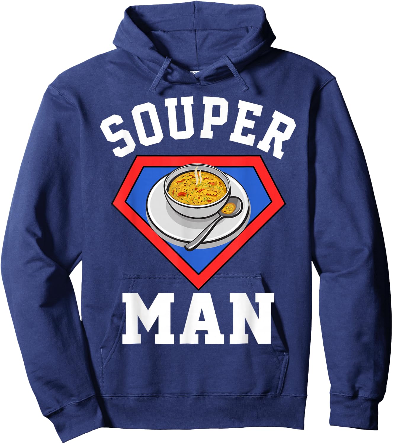 Souper Puns Fun Soup Lover Outfit For Kids Hoodie - Hoodie | Navy