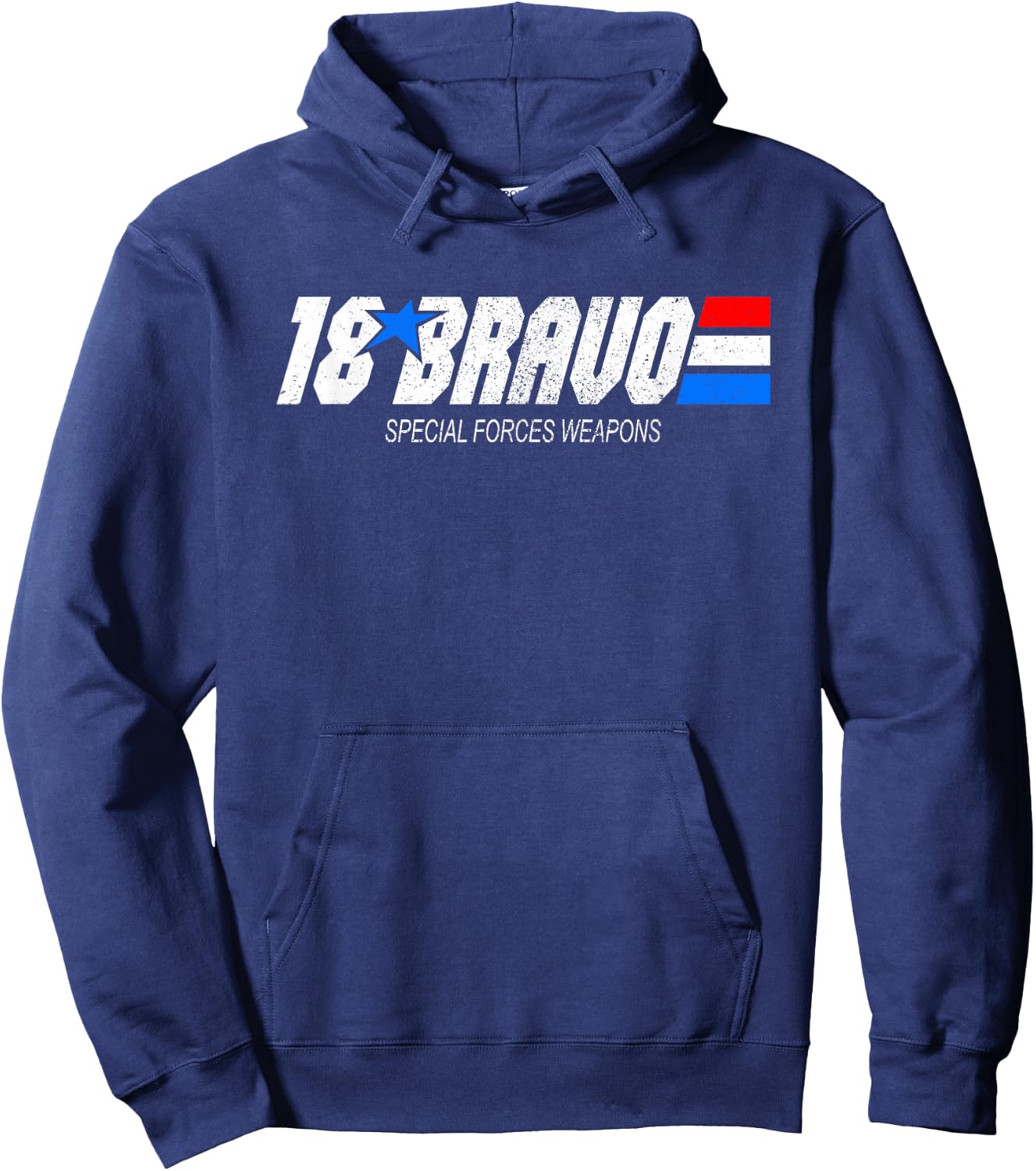 18-Bravo Special Forces Weapons Vintage MOS Hoodie - Hoodie | Navy
