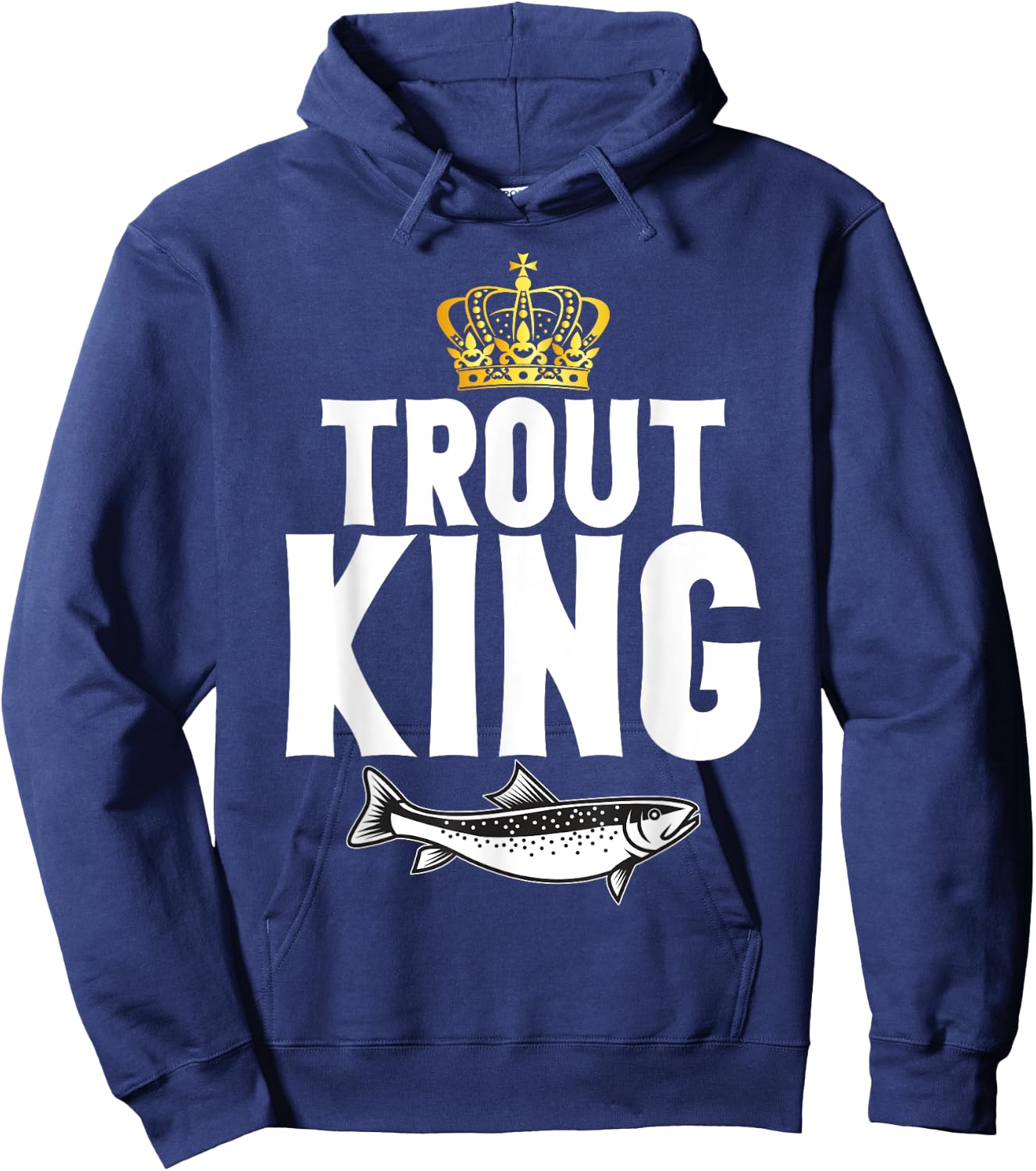 Trout King Trout Hoodie - Hoodie | Navy