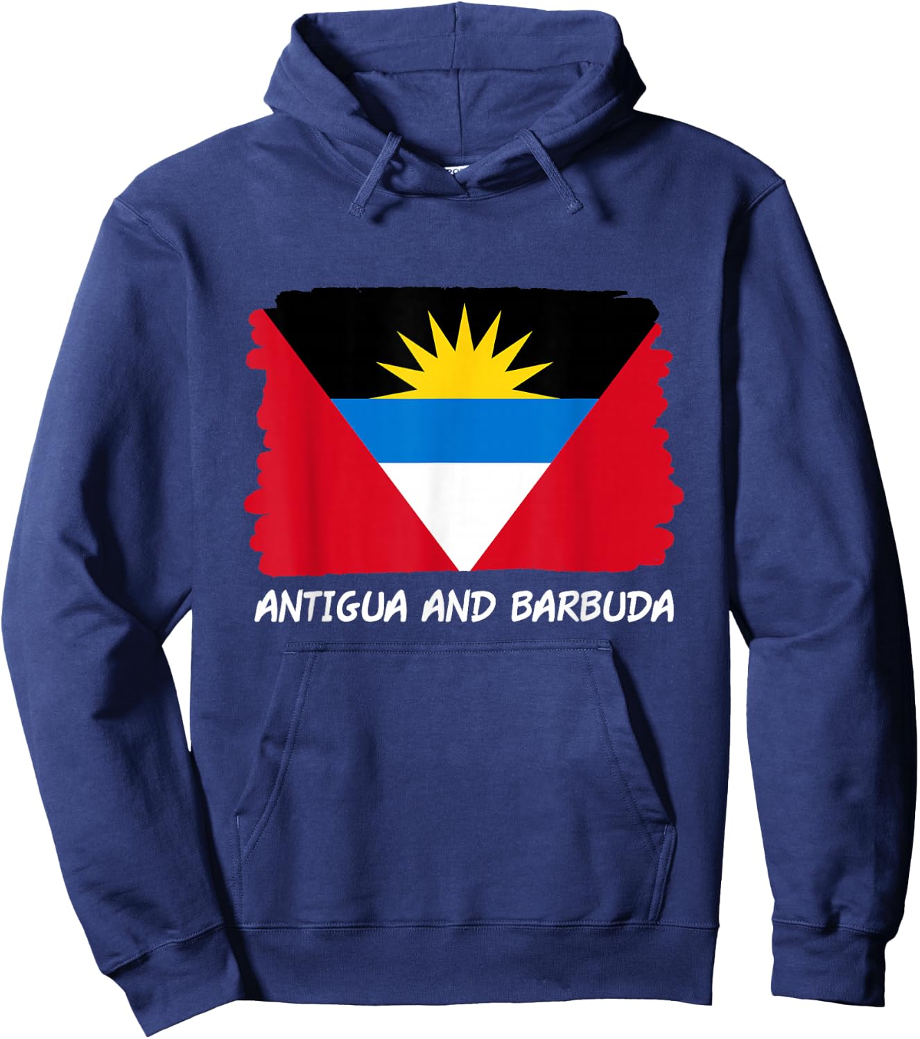 Antigua and Barbuda Flag Hoodie - Hoodie | Navy