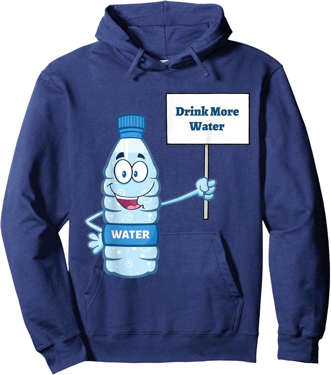 "Drink more Water" Hoodie - Hoodie | Navy