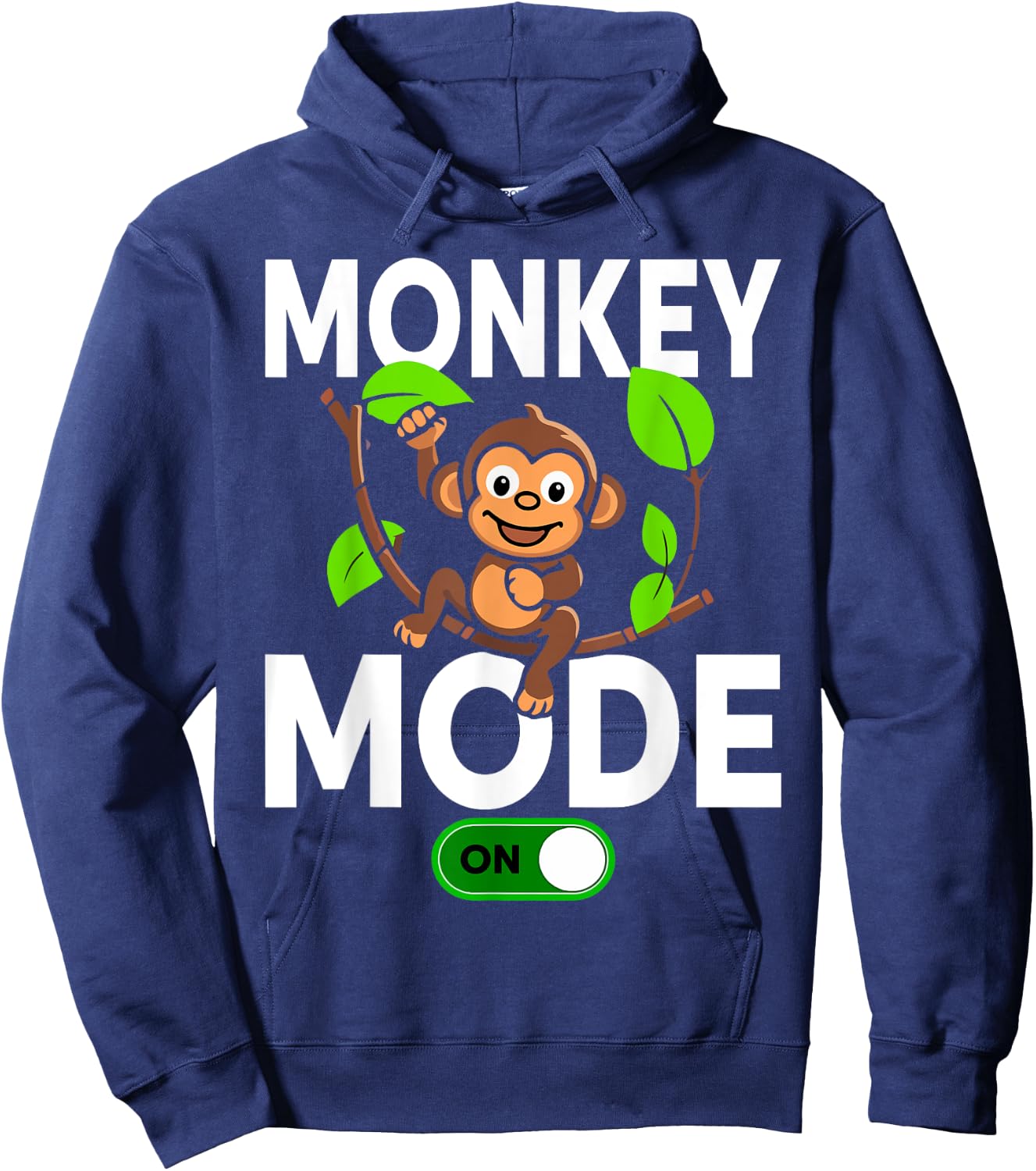 Monkeys Animal Monkey Mode On Hoodie - Hoodie | Navy