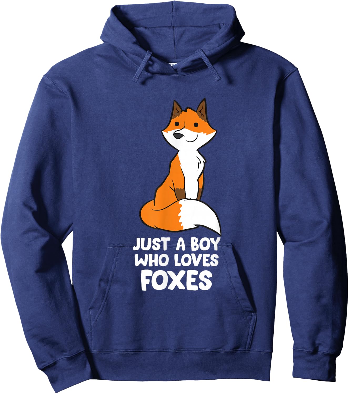 Just A Boy Who Loves Foxes Hoodie - Hoodie | Navy