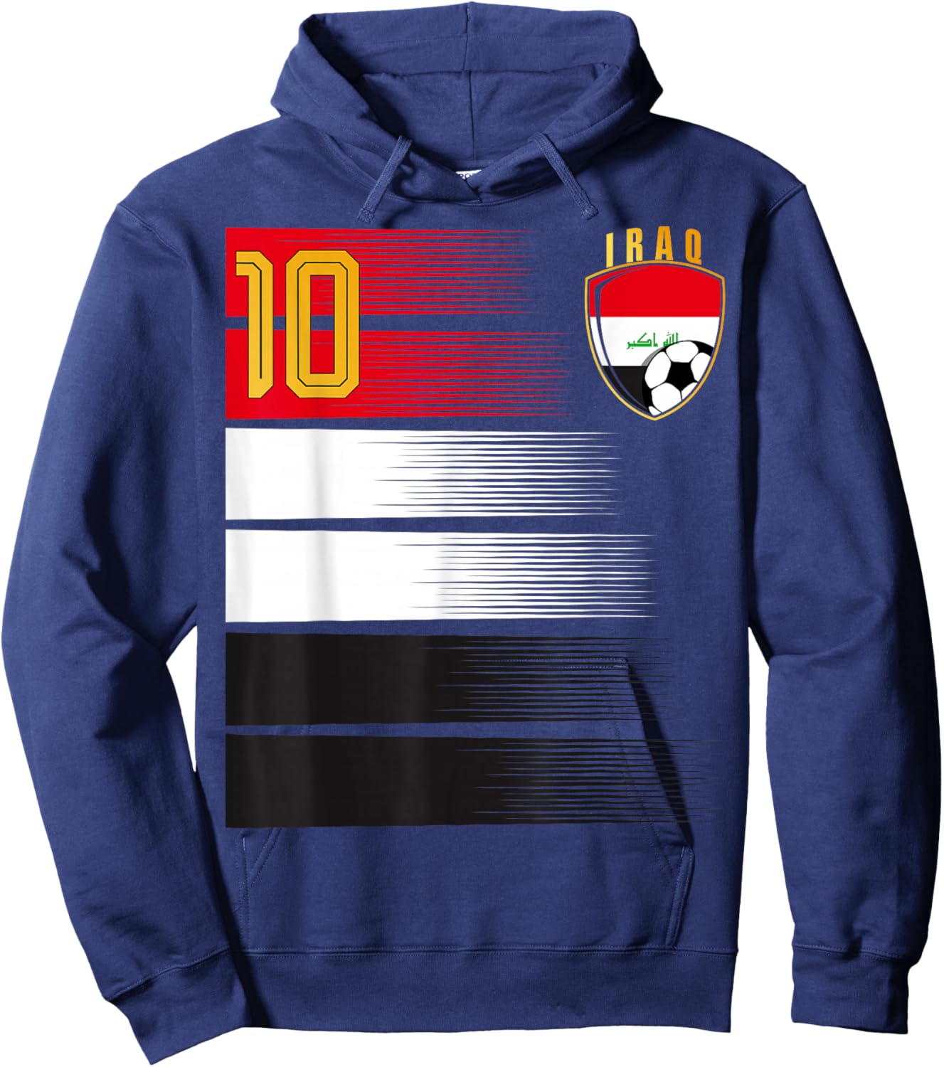 Iraq Flag Iraqi Pride Lovers Hoodie - Hoodie | Navy