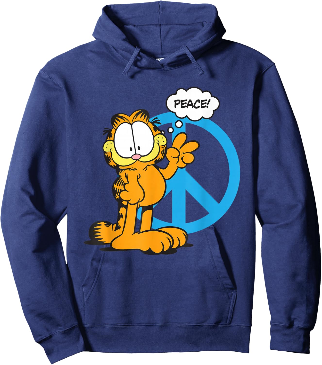 Garfield Classic Peace! Hoodie - Hoodie | Navy