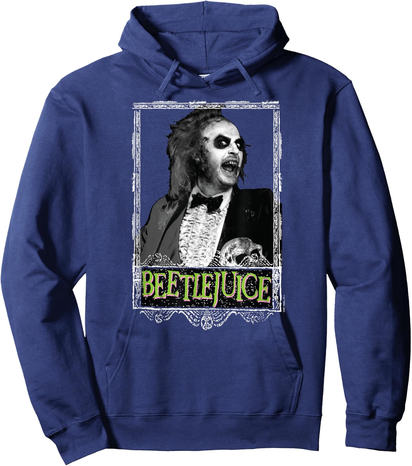 Beetlejuice - Beetlejuice Frame Hoodie - Hoodie | Navy