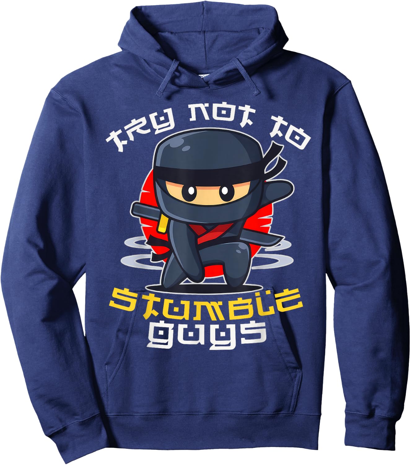 Stumble Guys Ninjas Games Stumble Guys Kids Hoodie - Hoodie | Navy