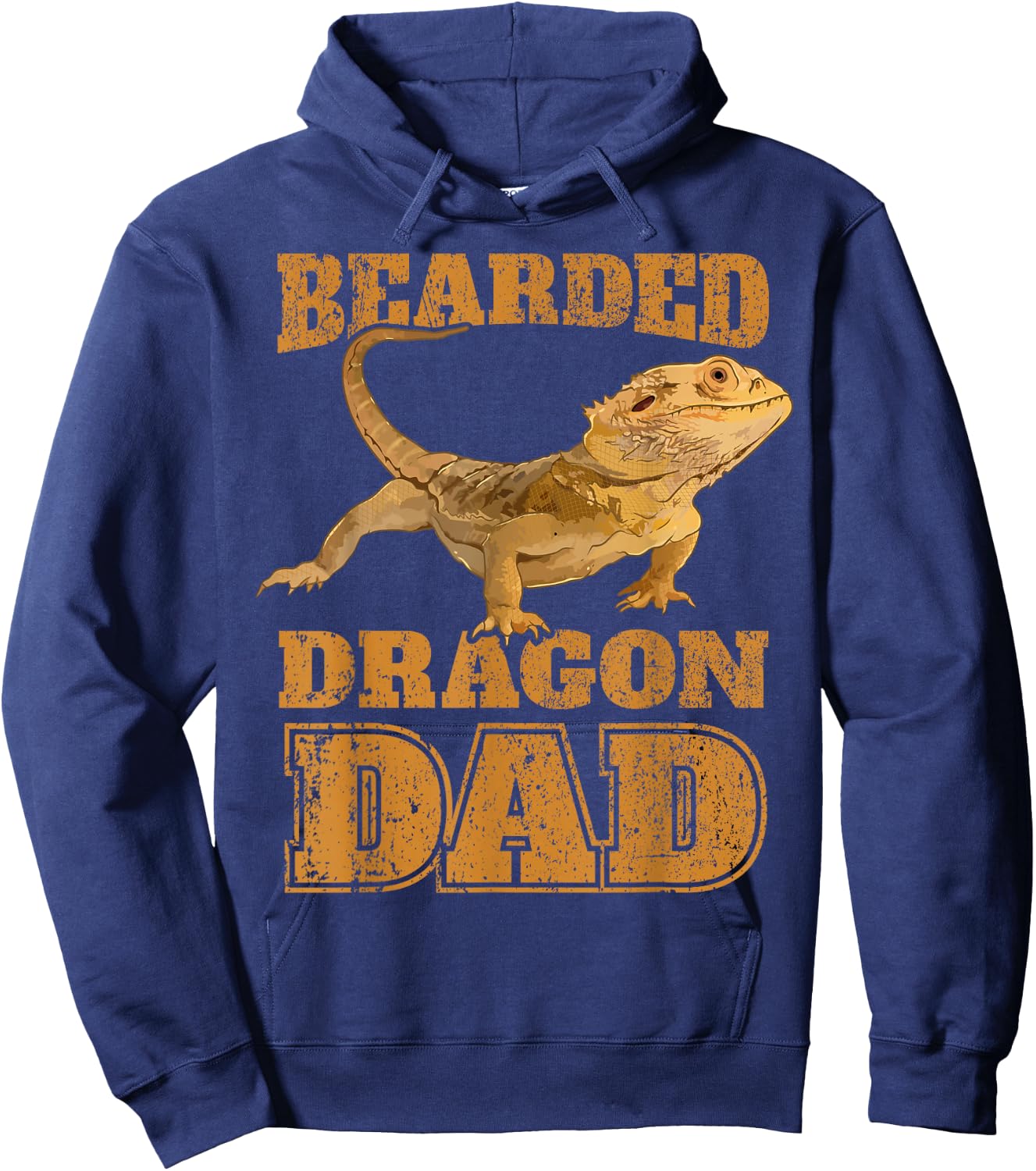 Bearded Dragon Dad Papa Bearded Dragon Father Hoodie - Hoodie | Navy