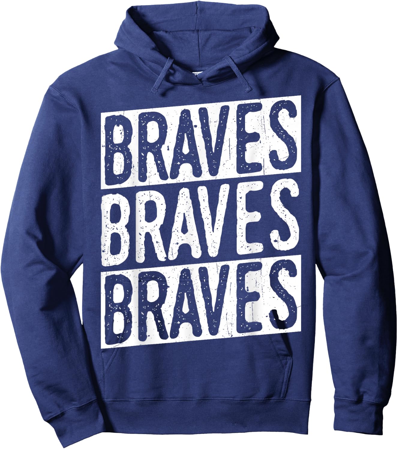 Braves Vintage Braves Hoodie - Hoodie | Navy
