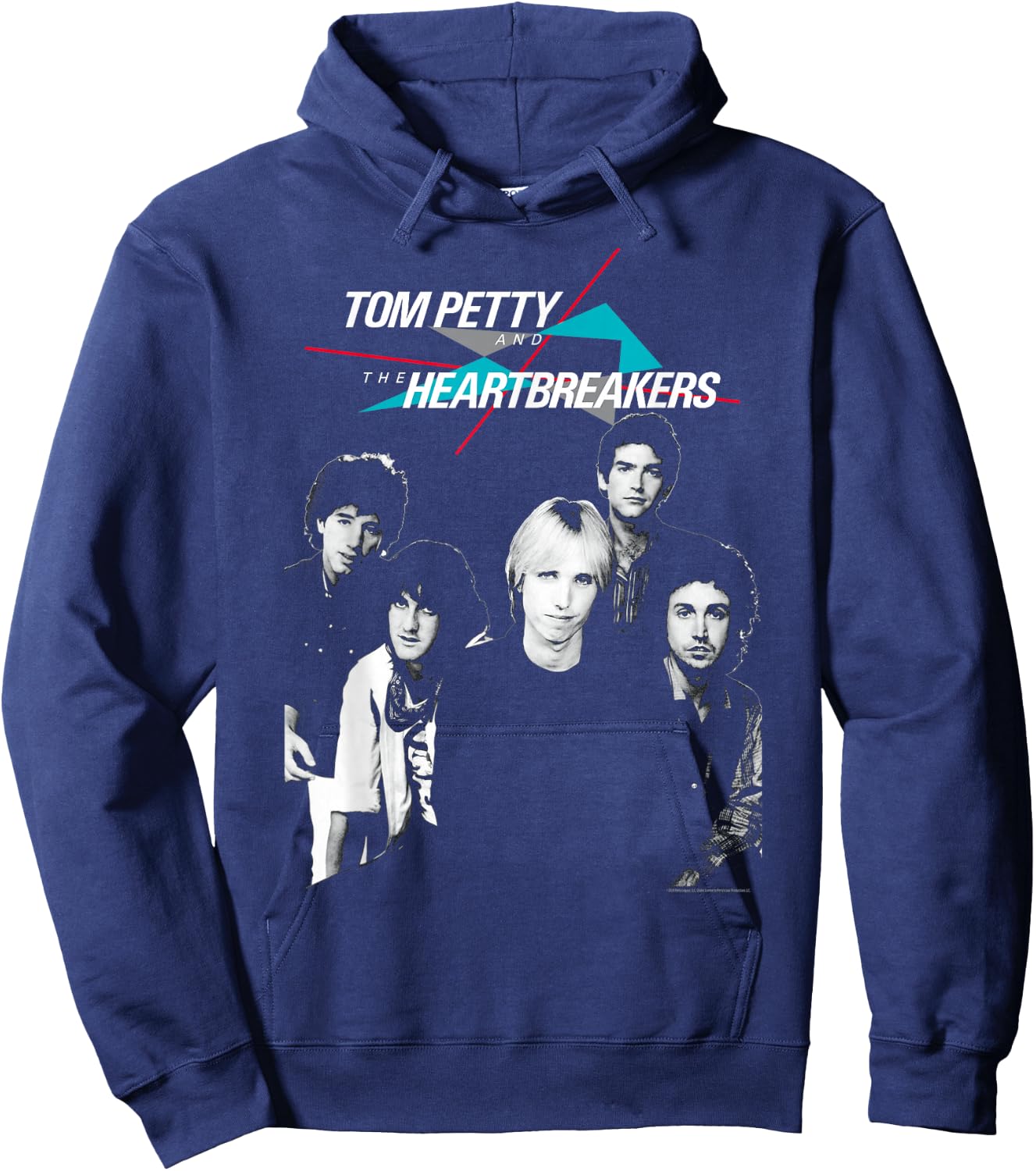 Tom Petty Women's Black Modern Music Hoodie - Hoodie | Navy