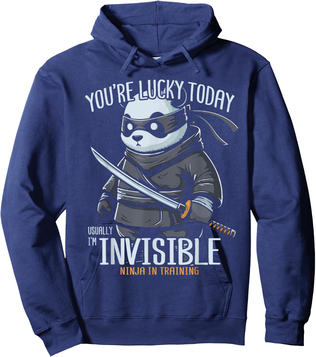 Ninja Panda Japanese Pandabear Hoodie - Hoodie | Navy