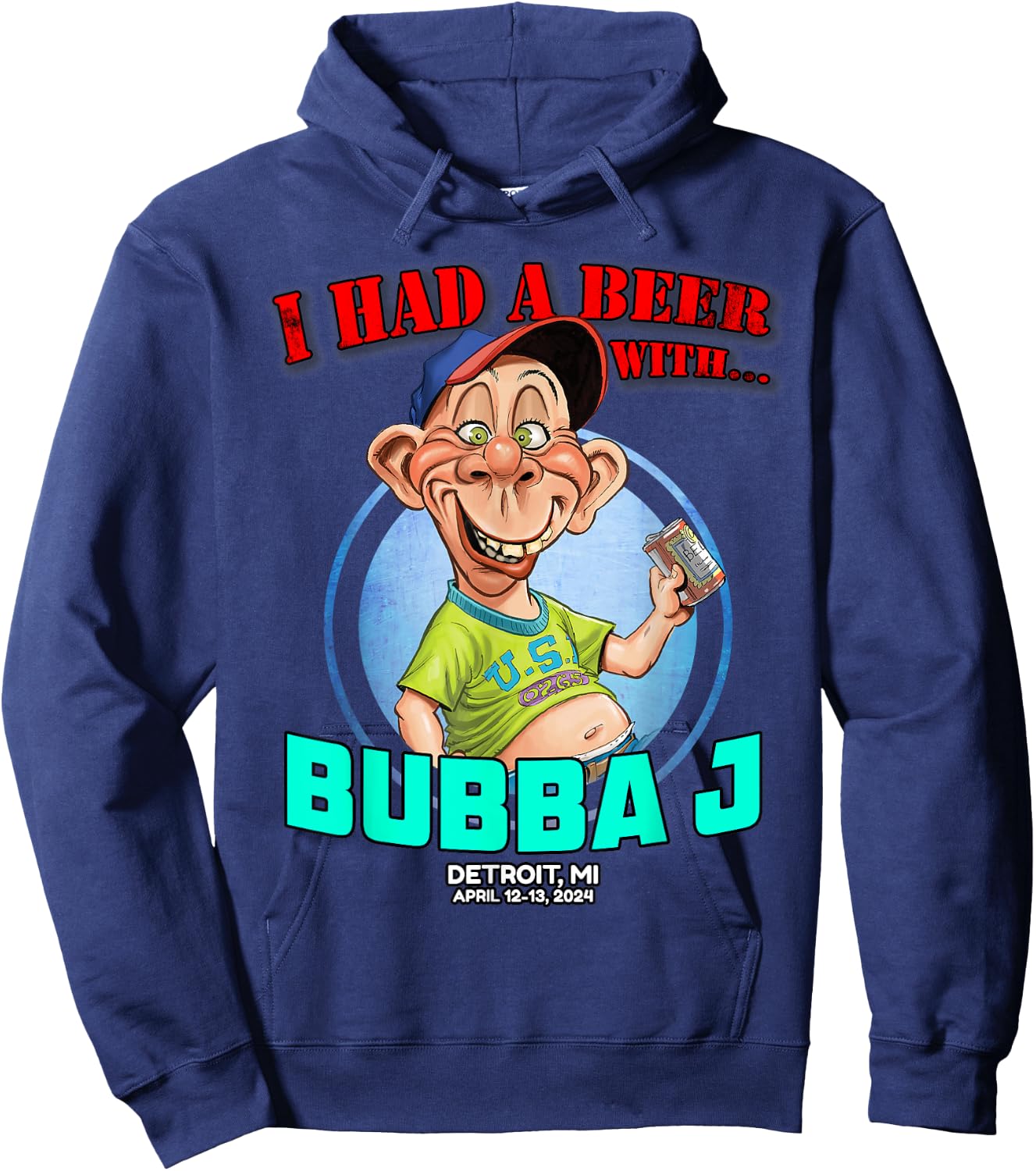 Bubba J Detroit, MI (2024) Hoodie - Hoodie | Navy