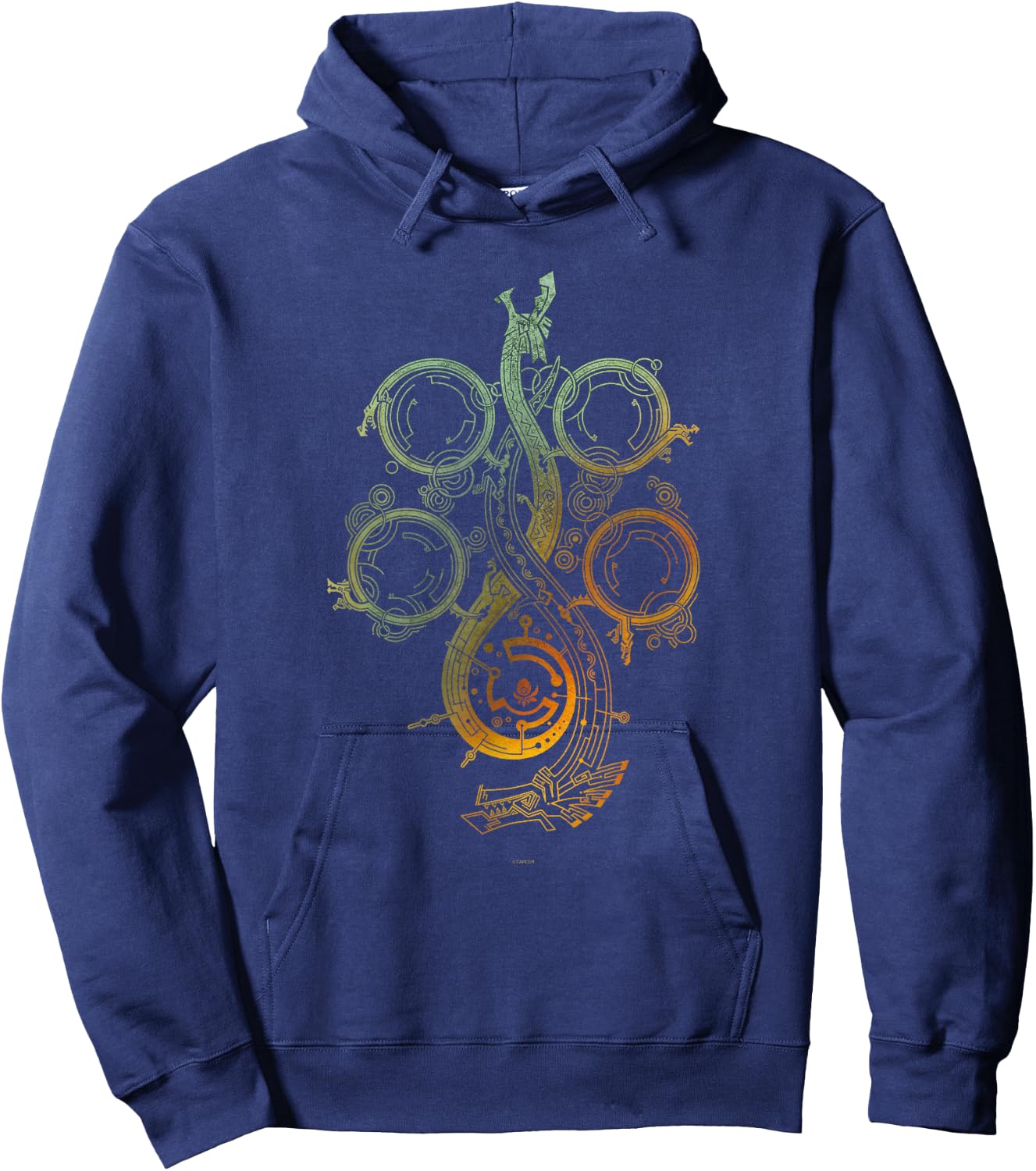 Monster Hunter Wilds Symbol Hoodie - Hoodie | Navy