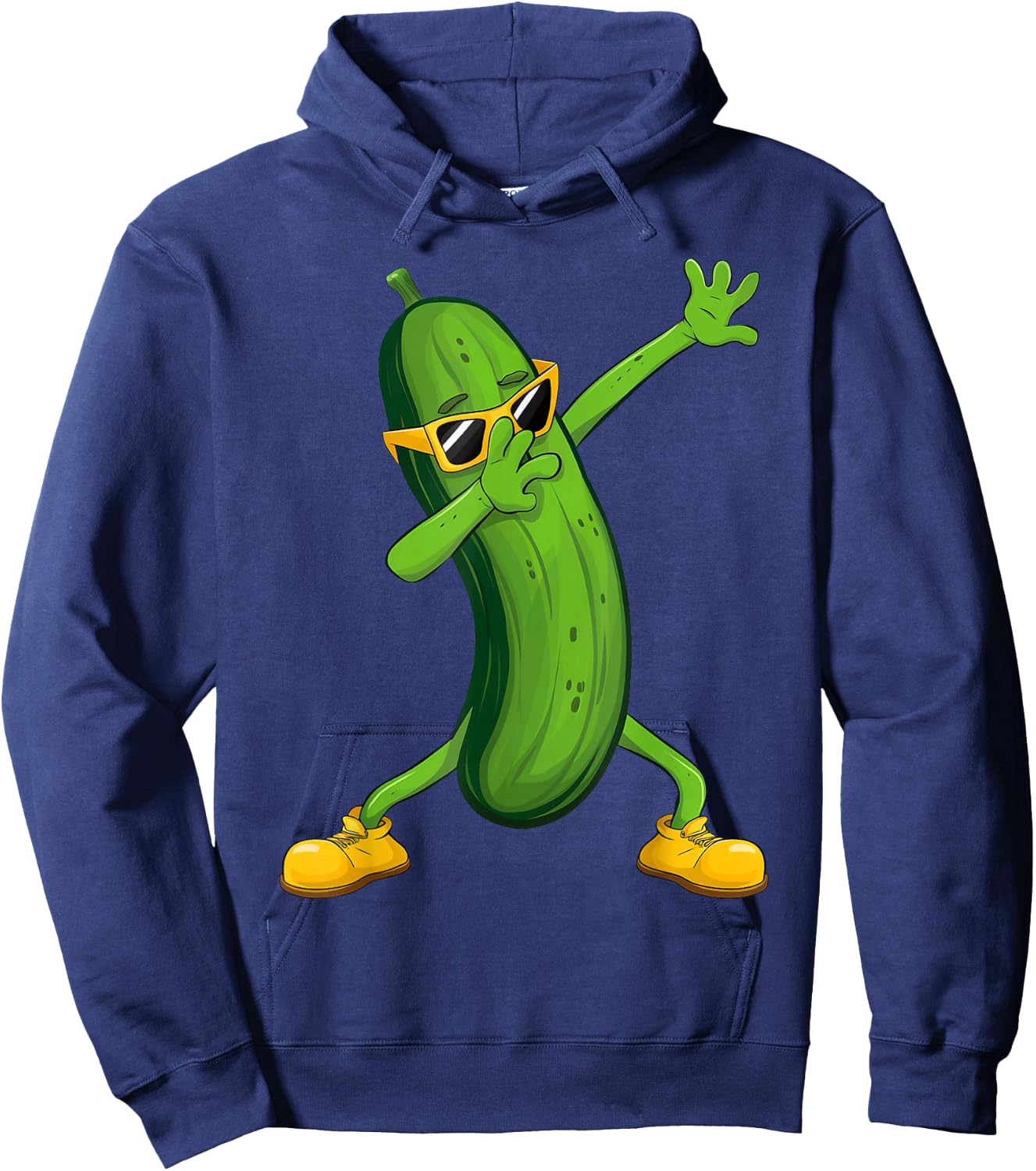 Dabbing Cucumber Dab Dance Pickle Gifts Kids Hoodie - Hoodie | Navy