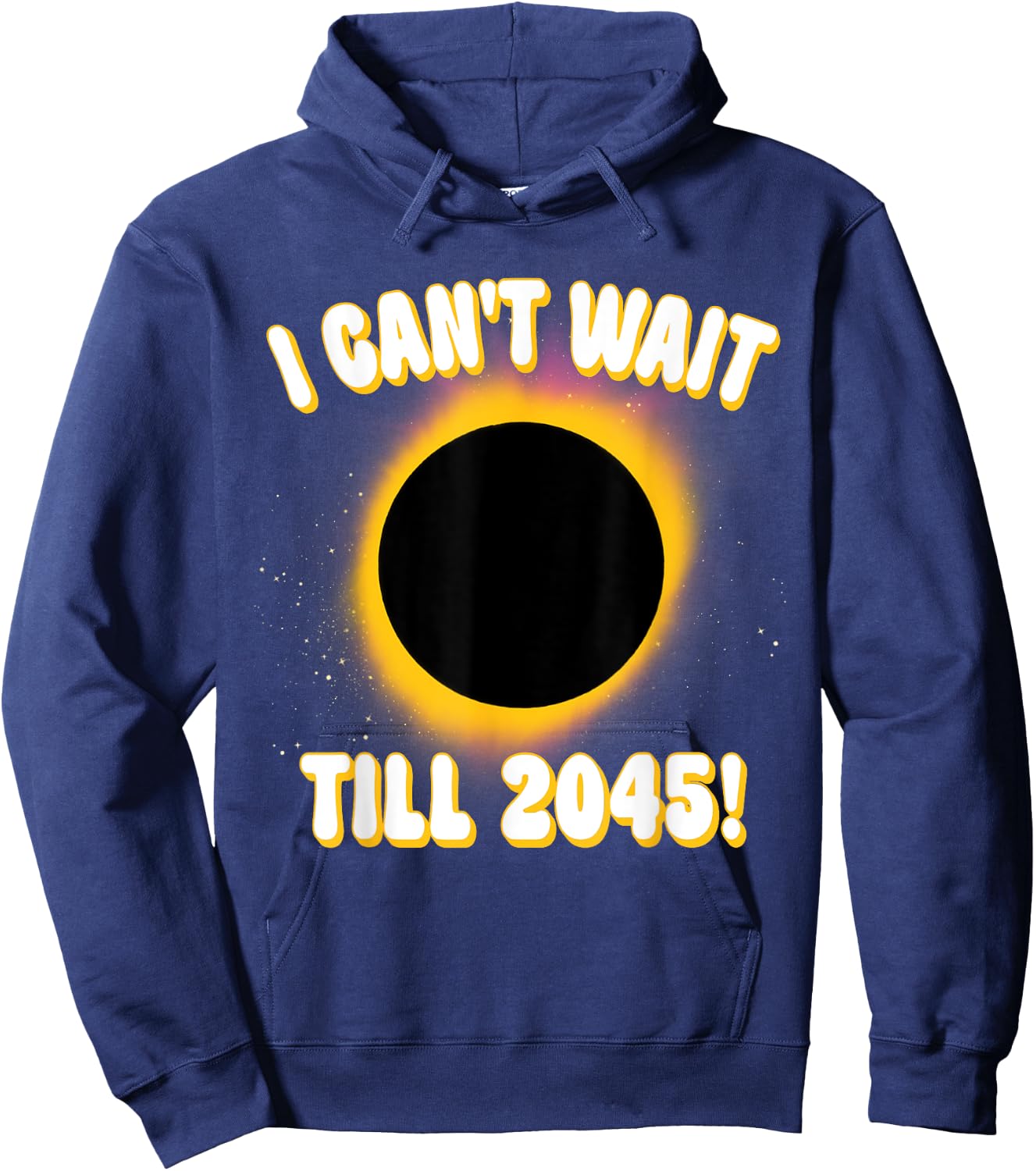 2045 Total Solar Eclipse North America Totality Hoodie - Hoodie | Navy
