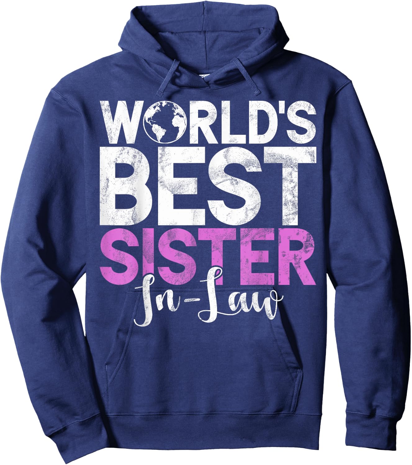 Worlds best Sister in Law Hoodie - Hoodie | Navy