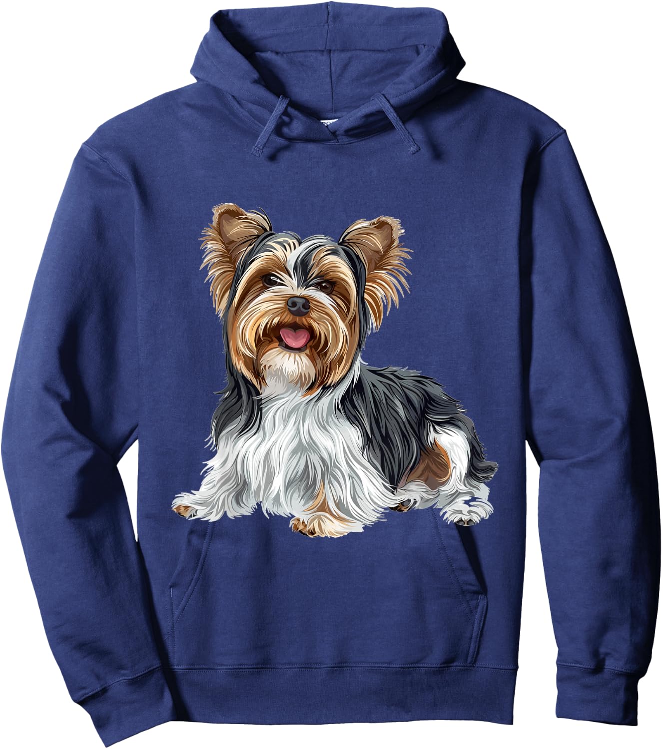 Biewer Terrier Dog Breed Graphic Hoodie - Hoodie | Navy