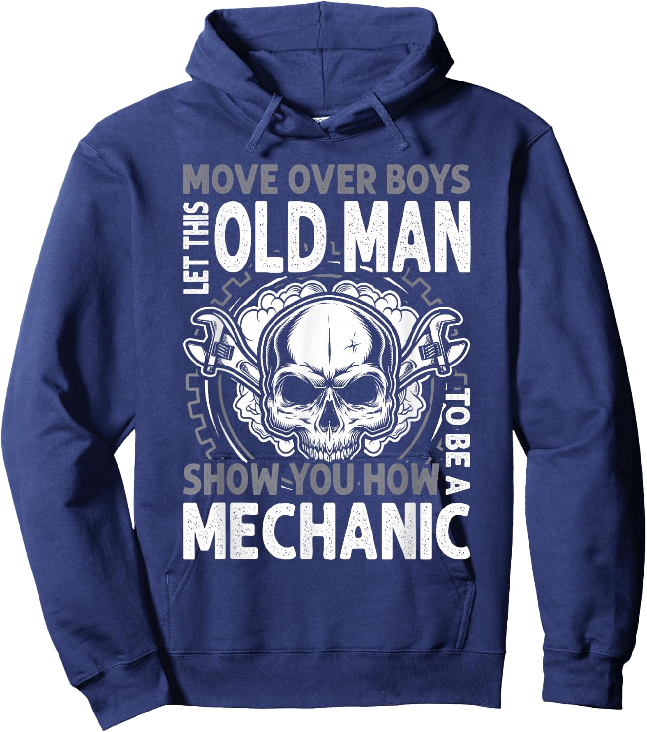 Funny Mechanic - Auto Mechanic Hoodie - Hoodie | Navy