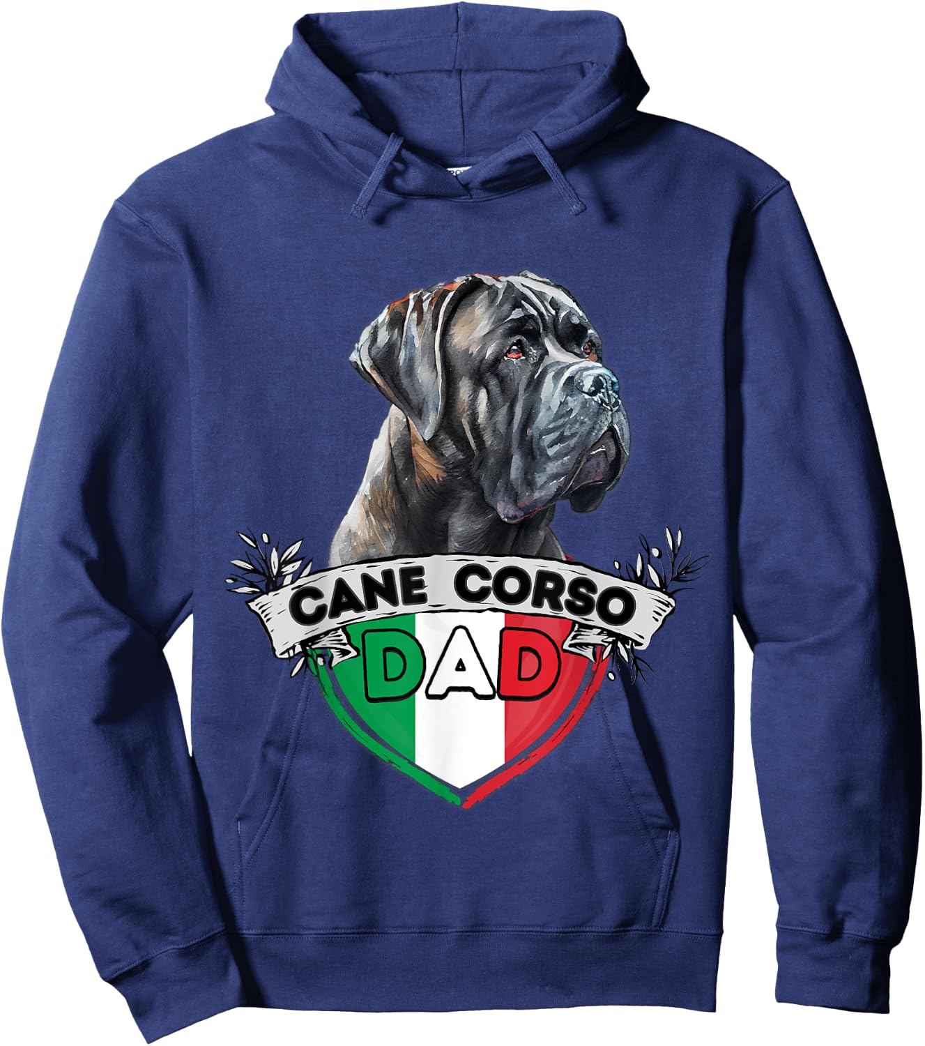 Cane Corso Dad Hoodie - Hoodie | Navy