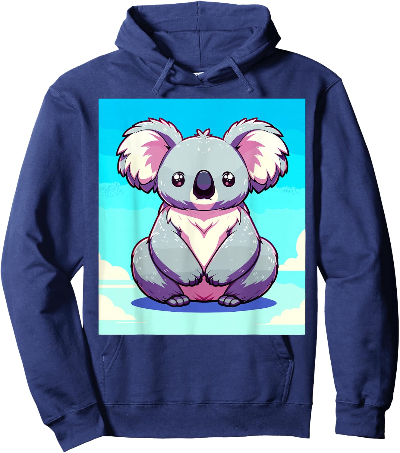 Japanese Anime Aesthetic Koala Lover Gear Koala Hoodie - Hoodie | Navy