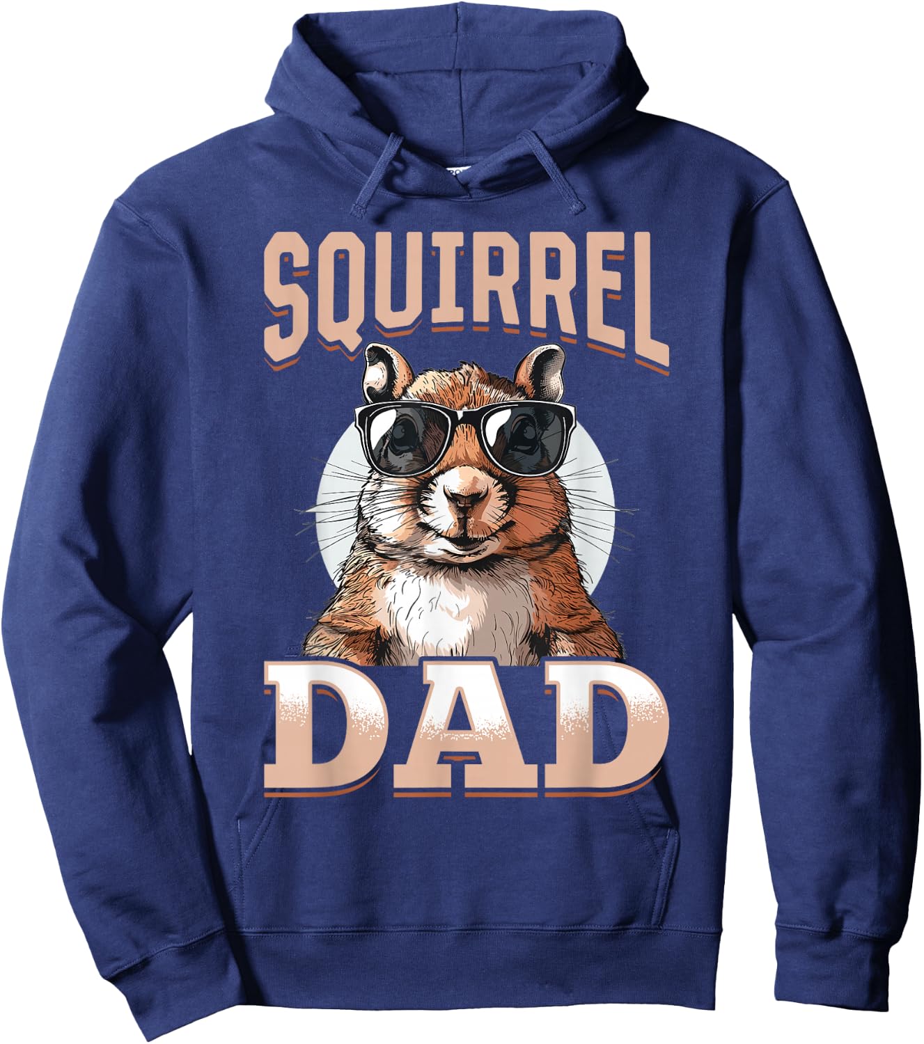 Funny Squirrel Animal Squirrel Dad Hoodie - Hoodie | Navy