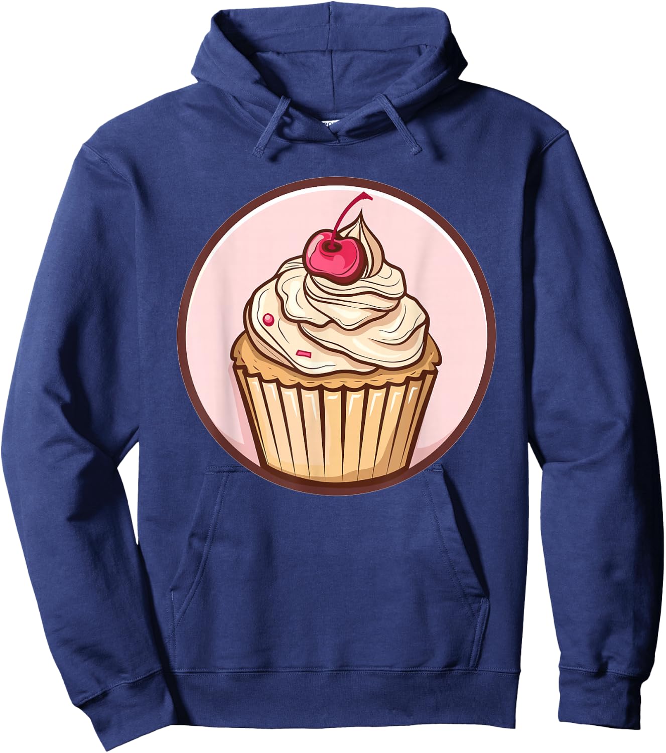 Retro Cupcake Hoodie - Hoodie | Navy