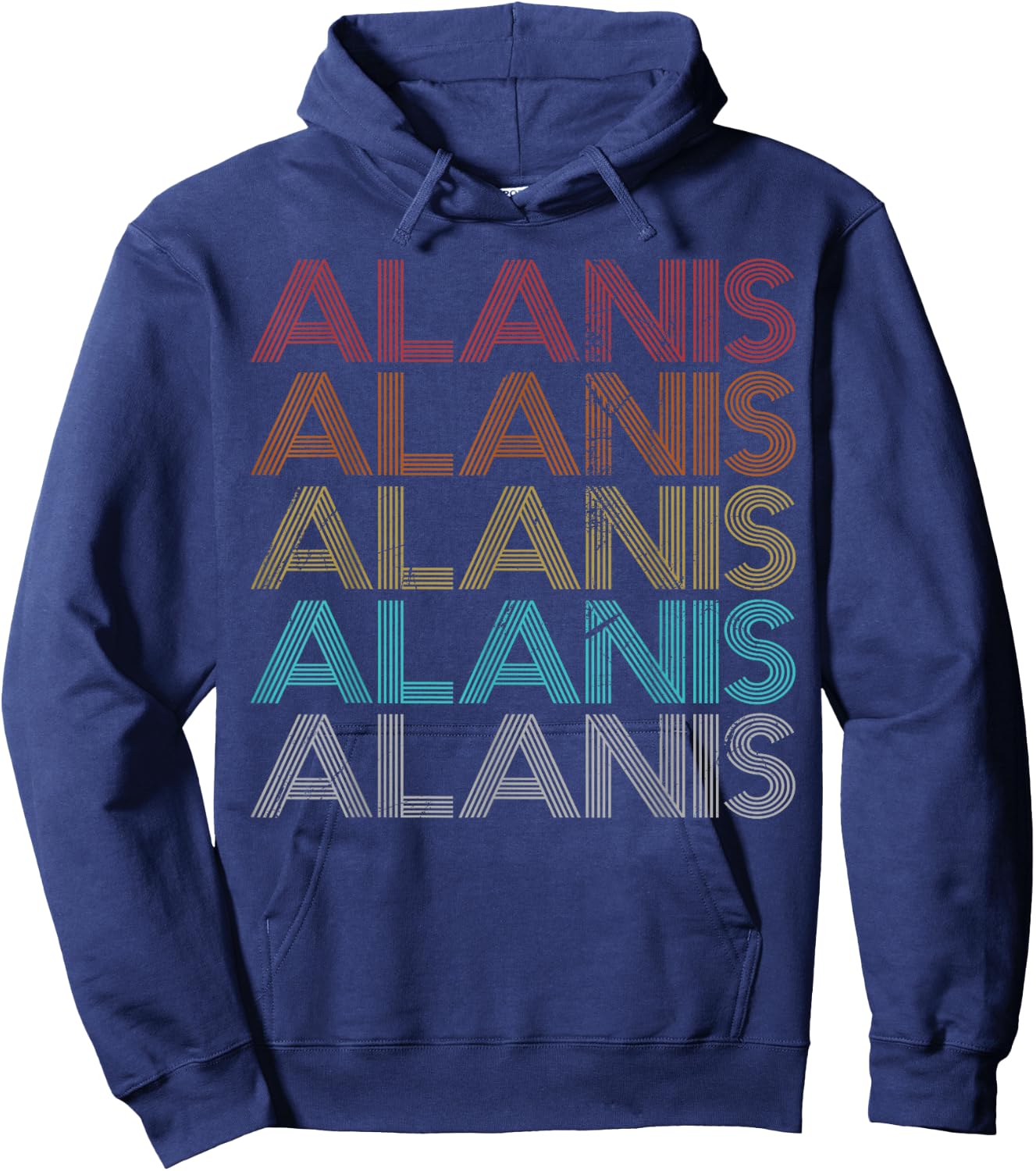 Retro Vintage Alanis Hoodie - Hoodie | Navy