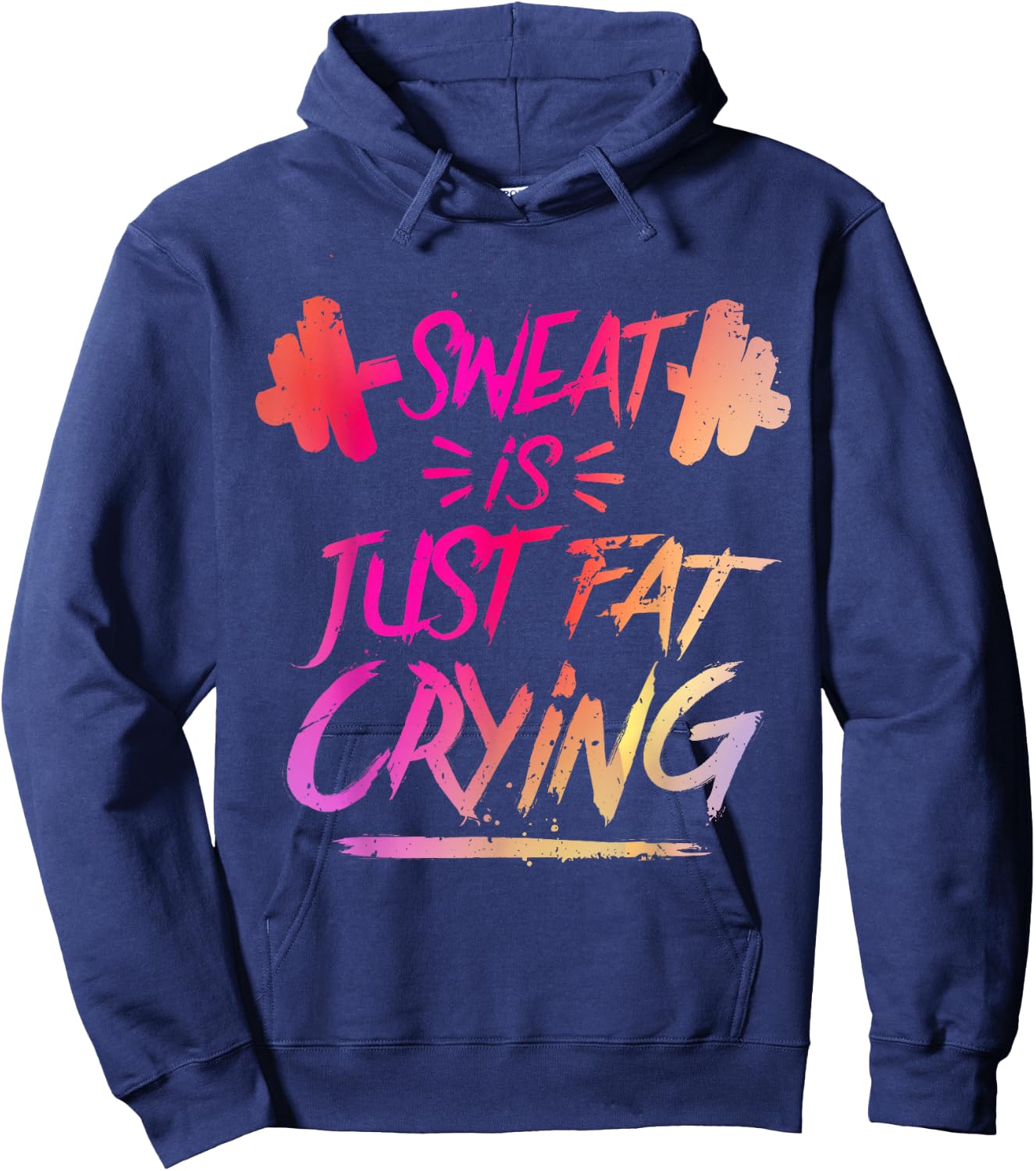 Exercise Funny Gym Workout Women Hoodie - Hoodie | Navy
