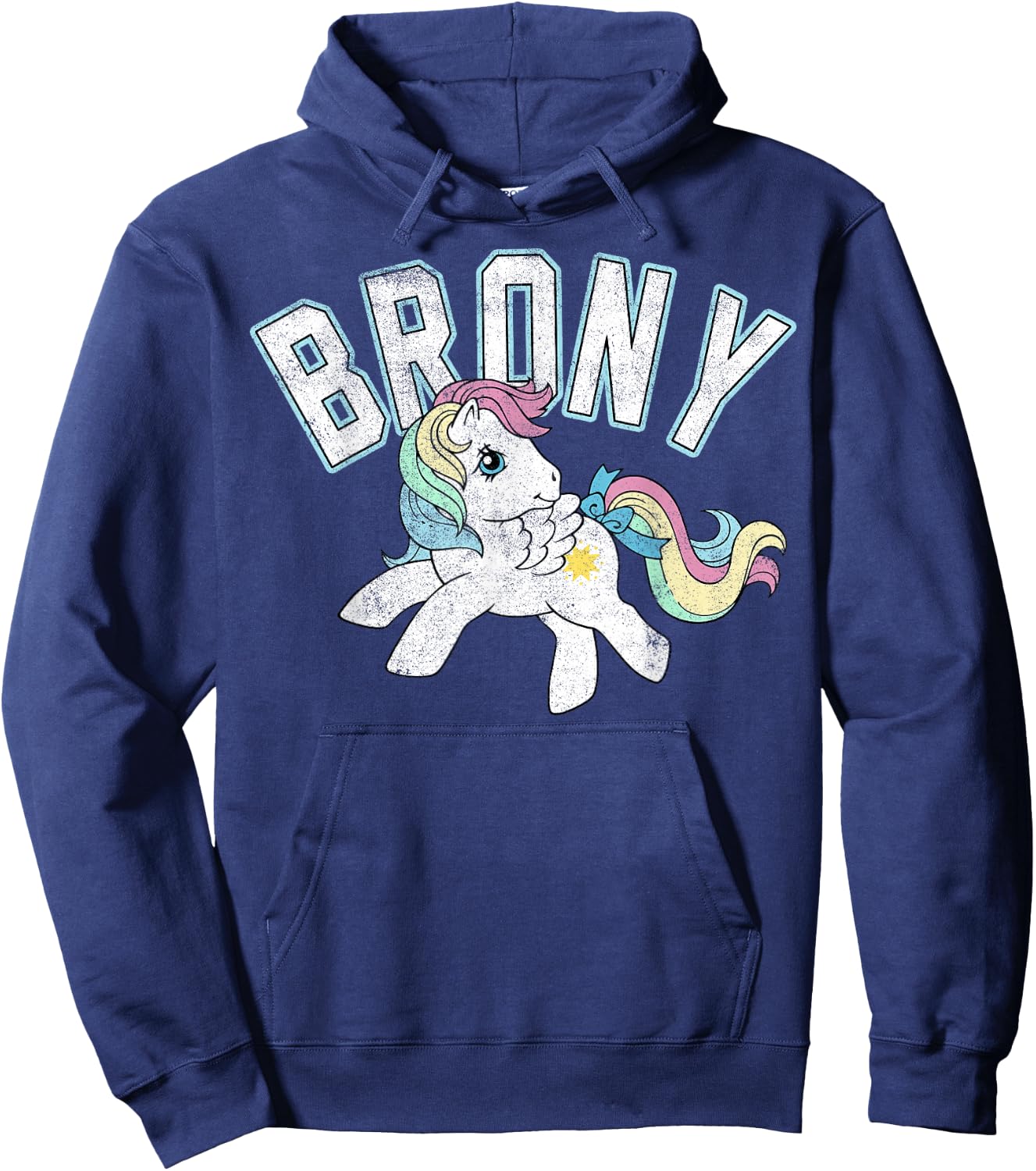 My Little Pony Brony Collegiate Style Hoodie - Hoodie | Navy