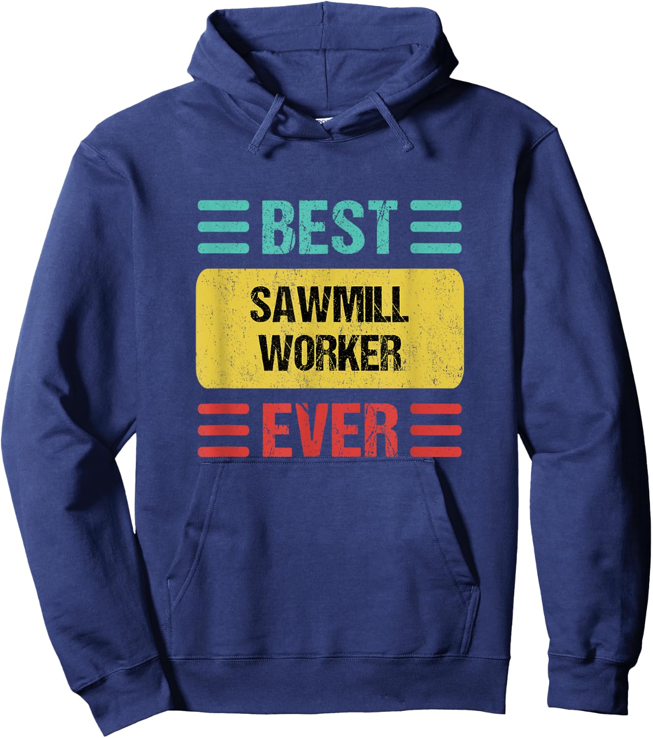 Sawmill Worker Hoodie - Hoodie | Navy