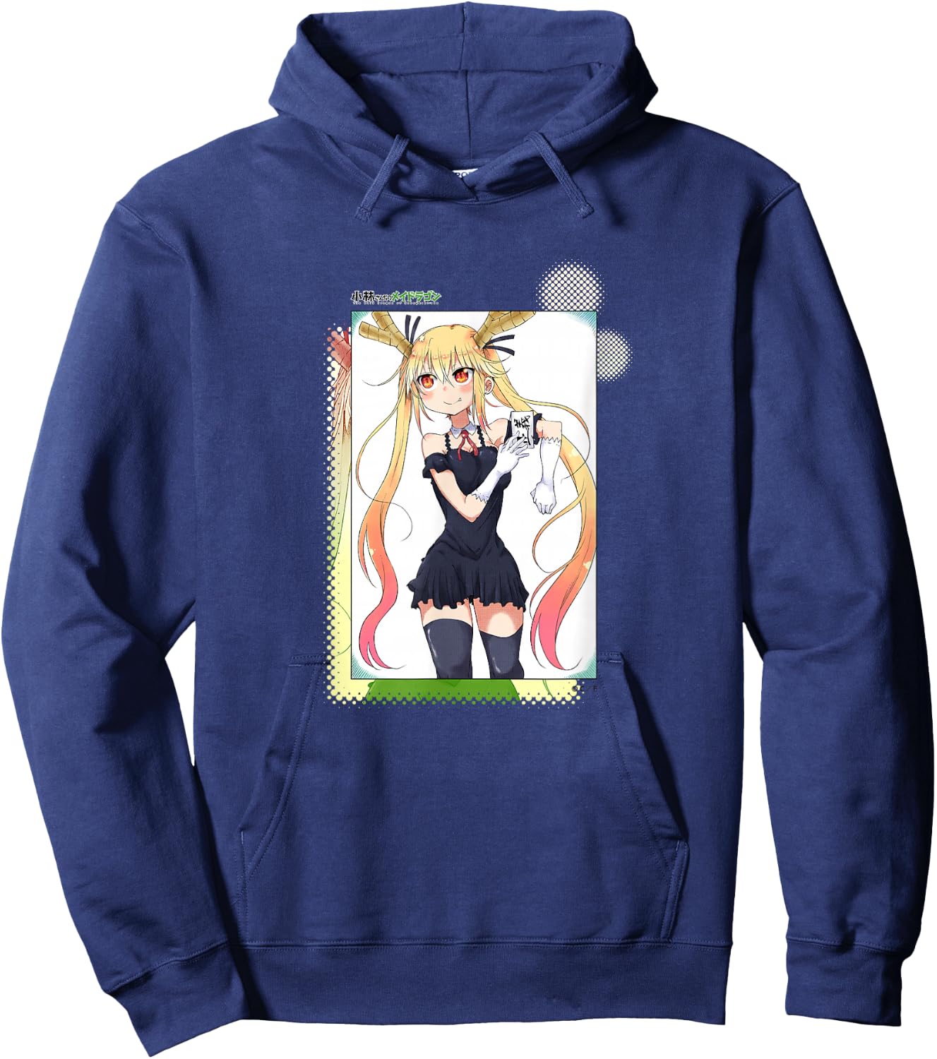 Miss Kobayashi's Dragon Maid patrol Hoodie - Hoodie | Navy