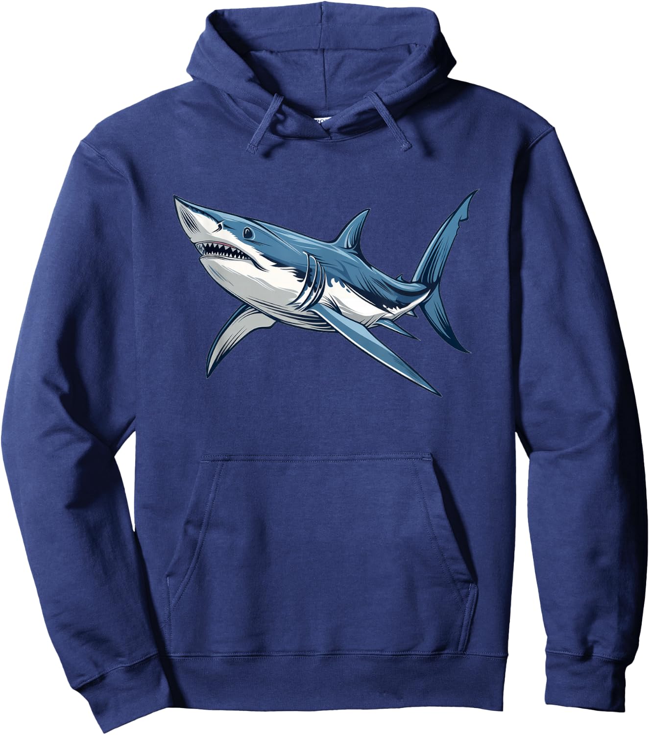 Mako Shark Retro Hoodie - Hoodie | Navy