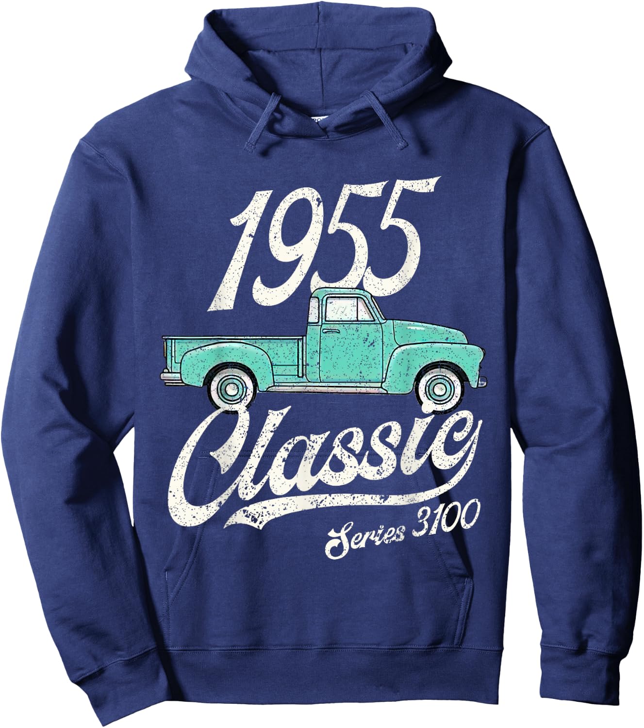 1955 55 chevys truck Series 3100 Hoodie - Hoodie | Navy