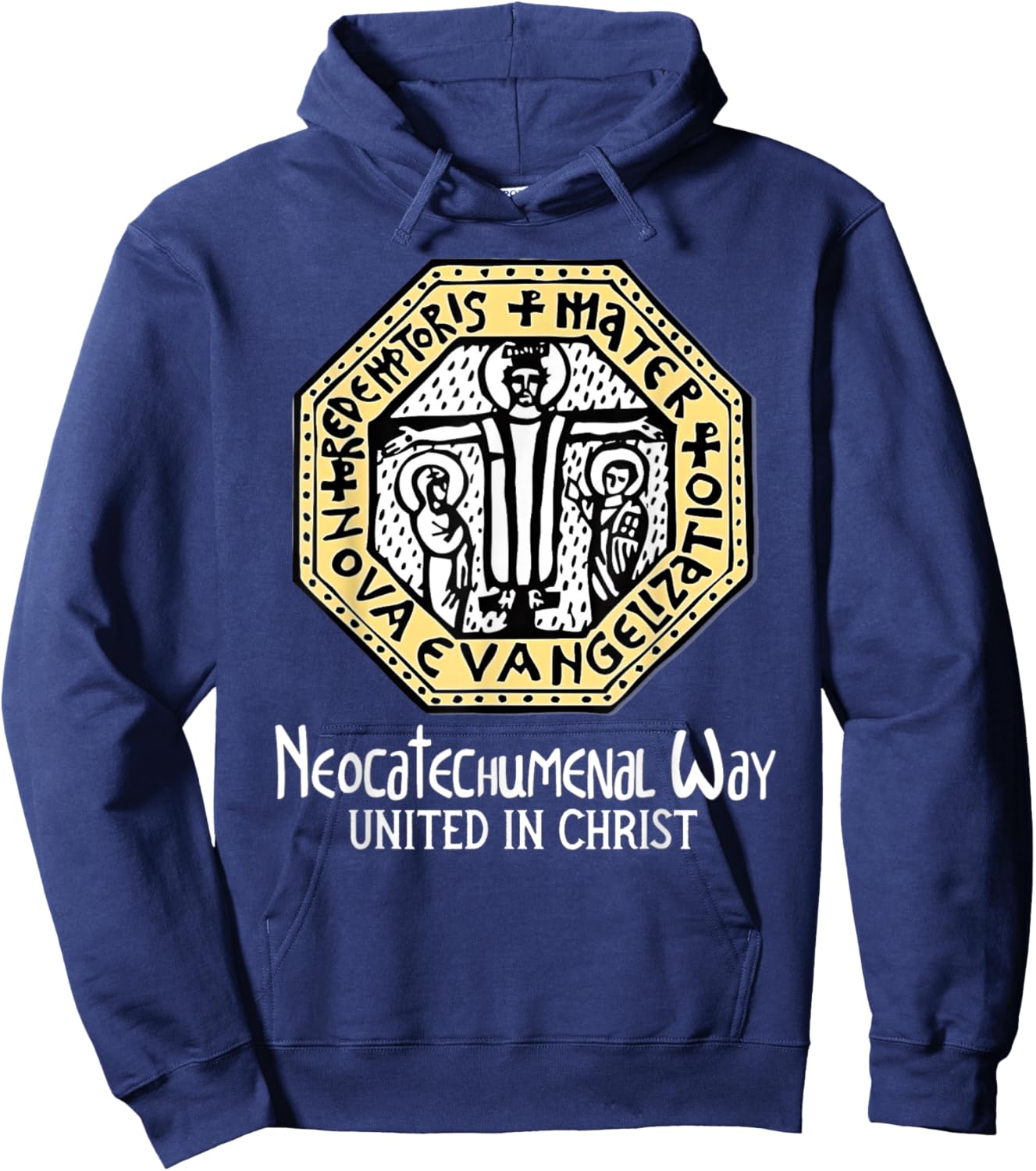 Neocatechumenal Way NCW Modern Catholic Hoodie - Hoodie | Navy
