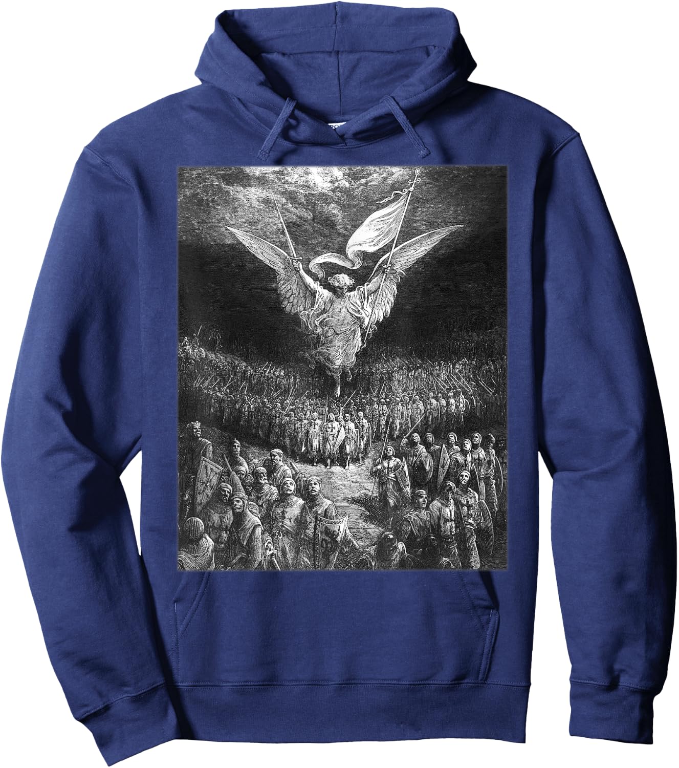 The Road to Jerusalem by Gustave Doré Hoodie - Hoodie | Navy