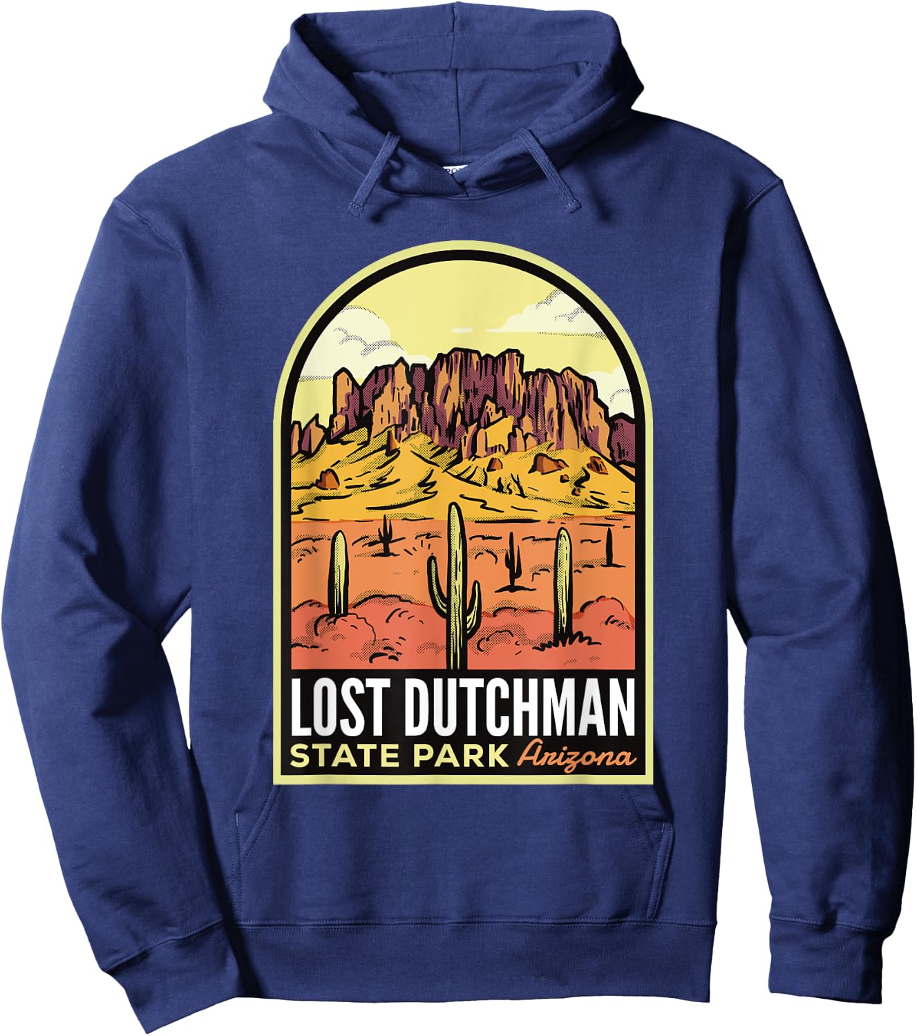 Lost Dutchman State Park Arizona Hoodie - Hoodie | Navy