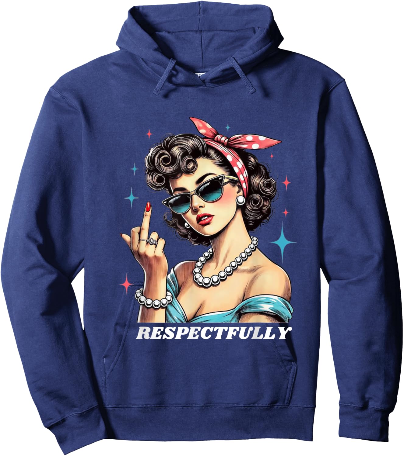 Respectfully Hoodie - Hoodie | Navy