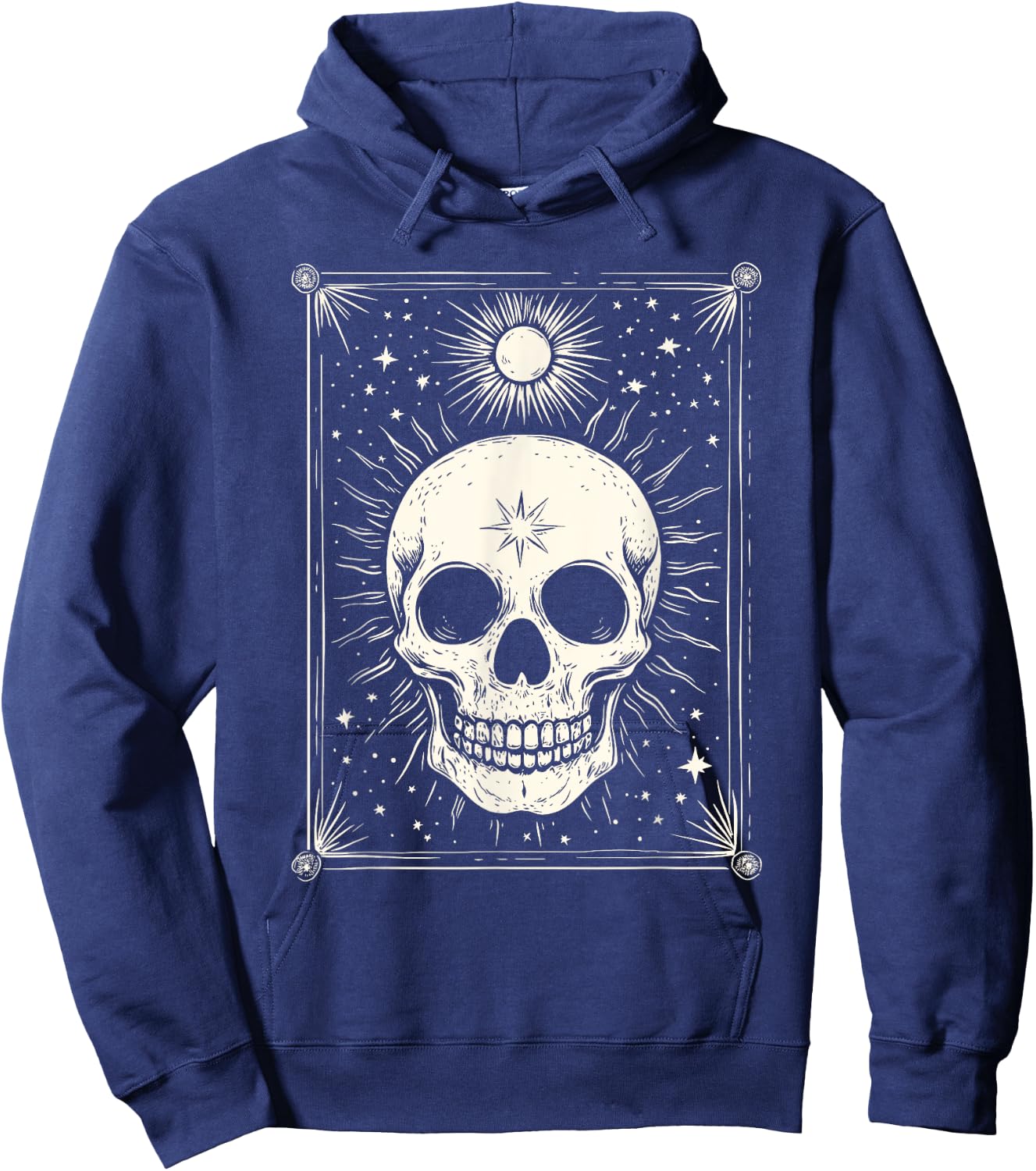 Celestial Skull Hoodie - Hoodie | Navy